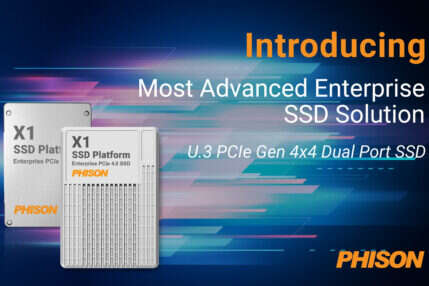 Premiera Phison X1 SSD, najbardziej zaawansowany dysk do przedsiębiorstw