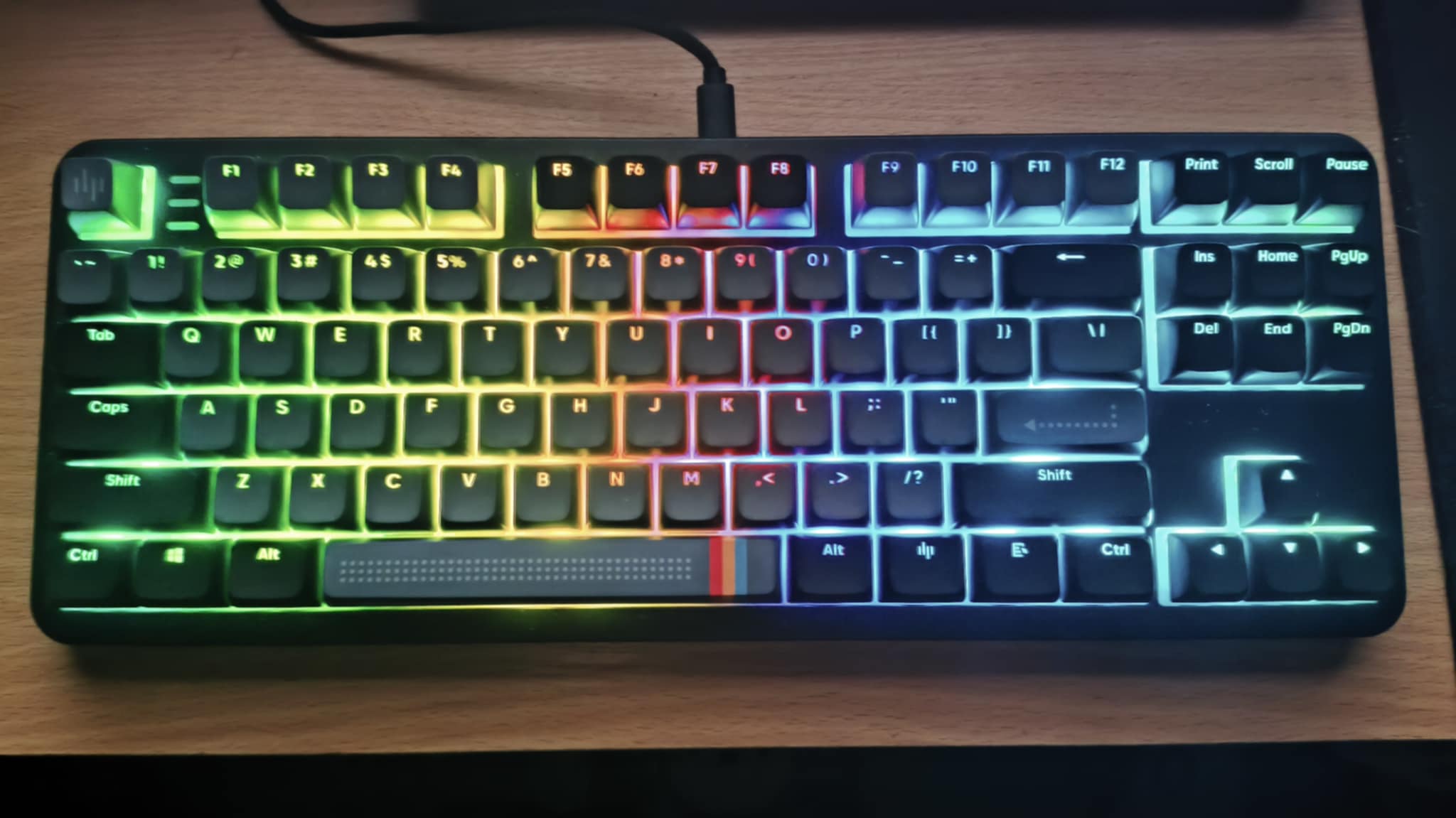 Dark Project ALU87A Midnight - test klawiatury