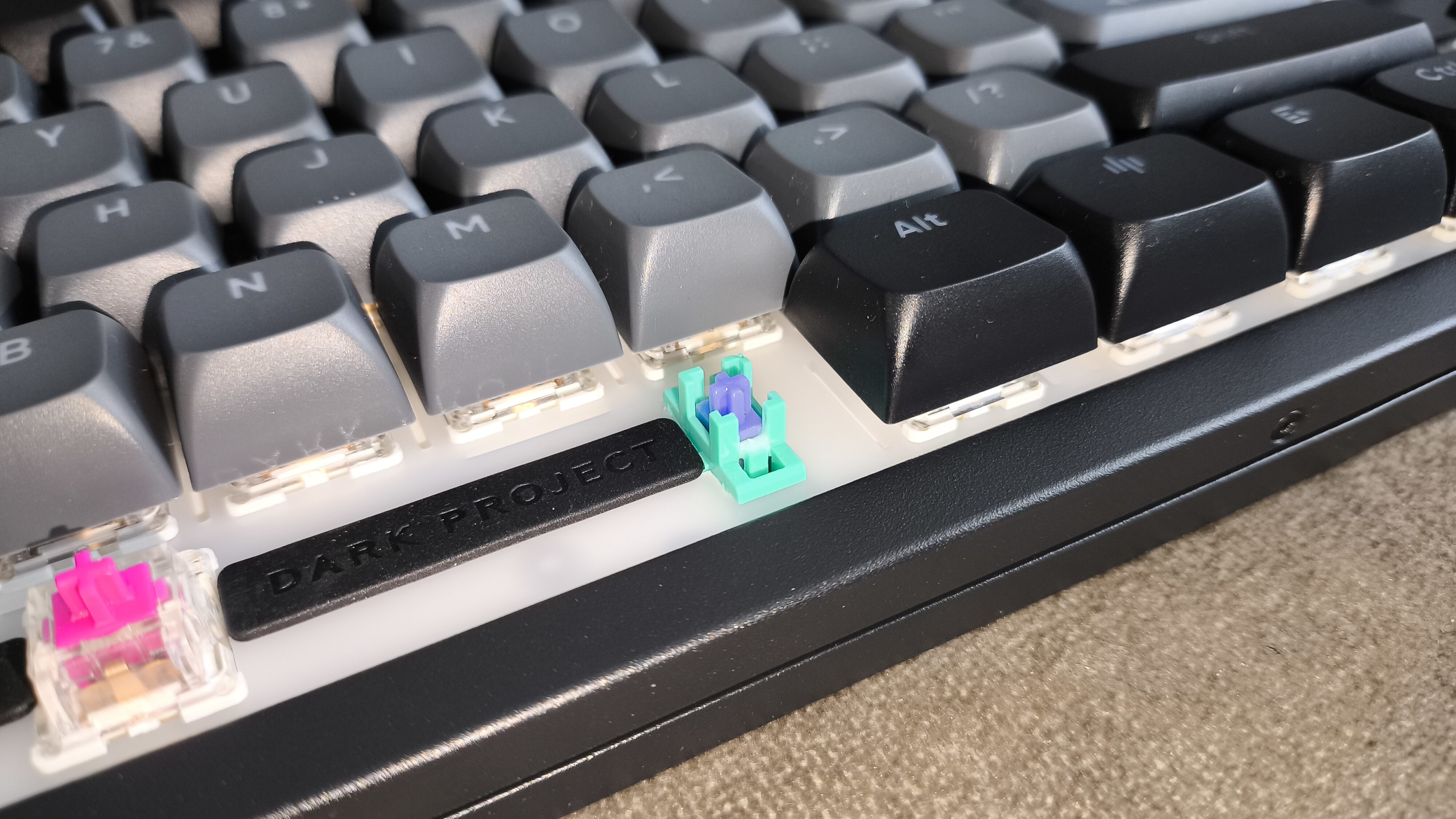 Dark Project ALU87A Midnight - test klawiatury