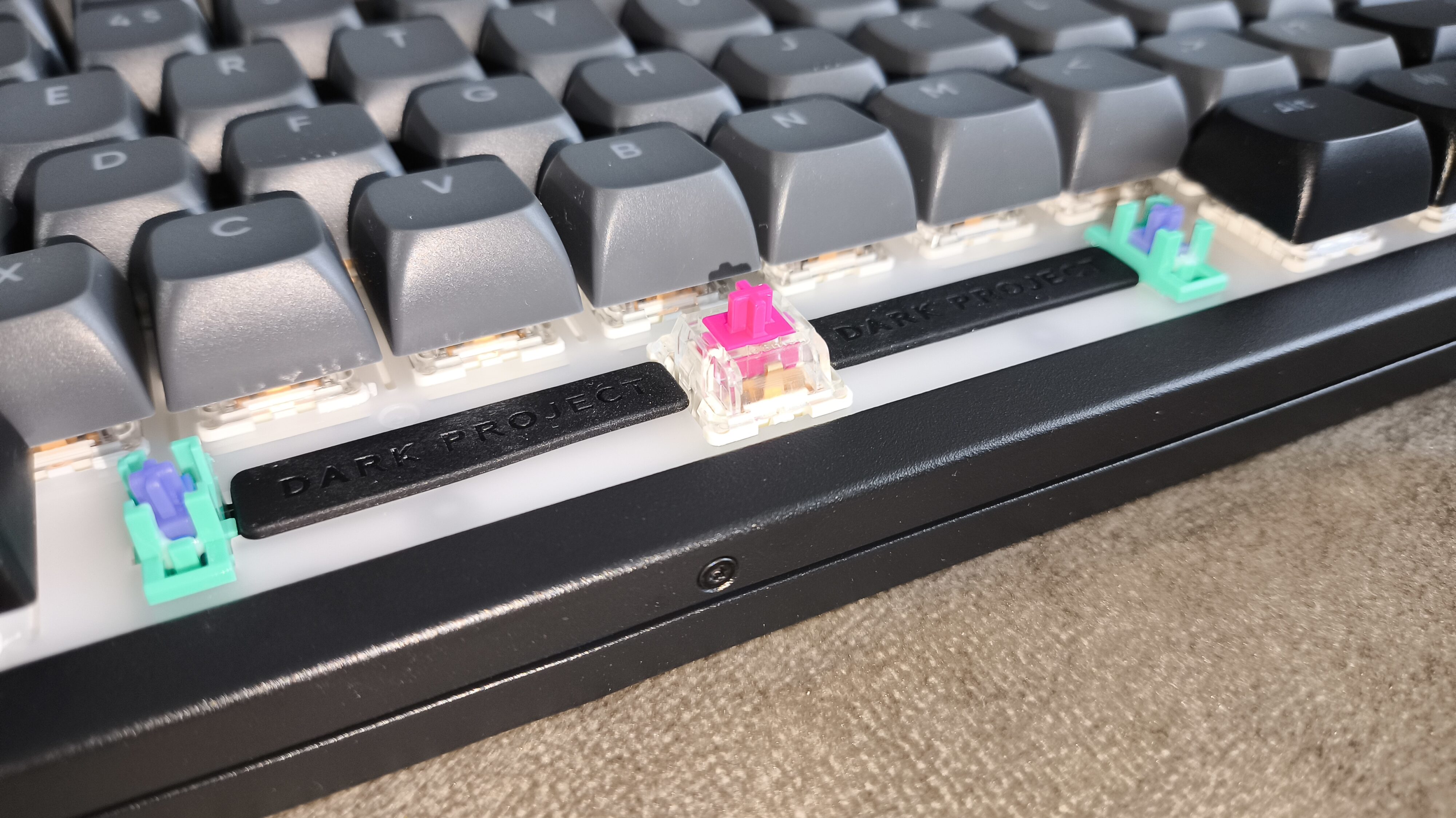 Dark Project ALU87A Midnight - test klawiatury