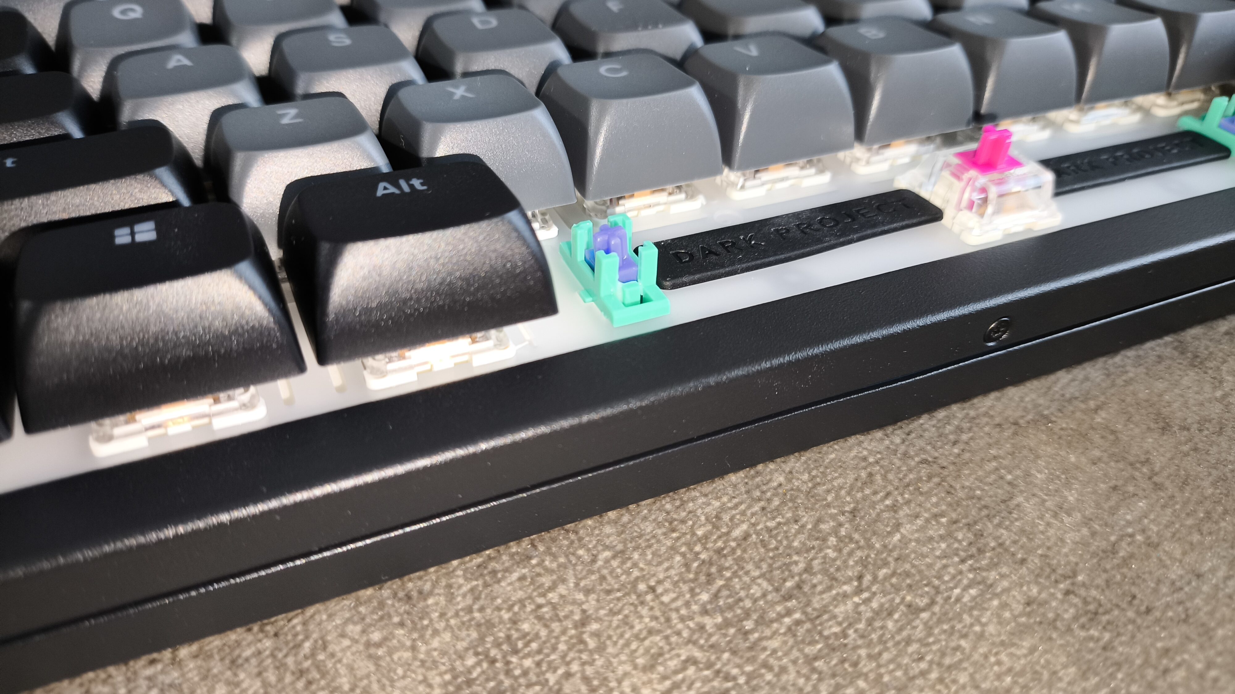 Dark Project ALU87A Midnight - test klawiatury