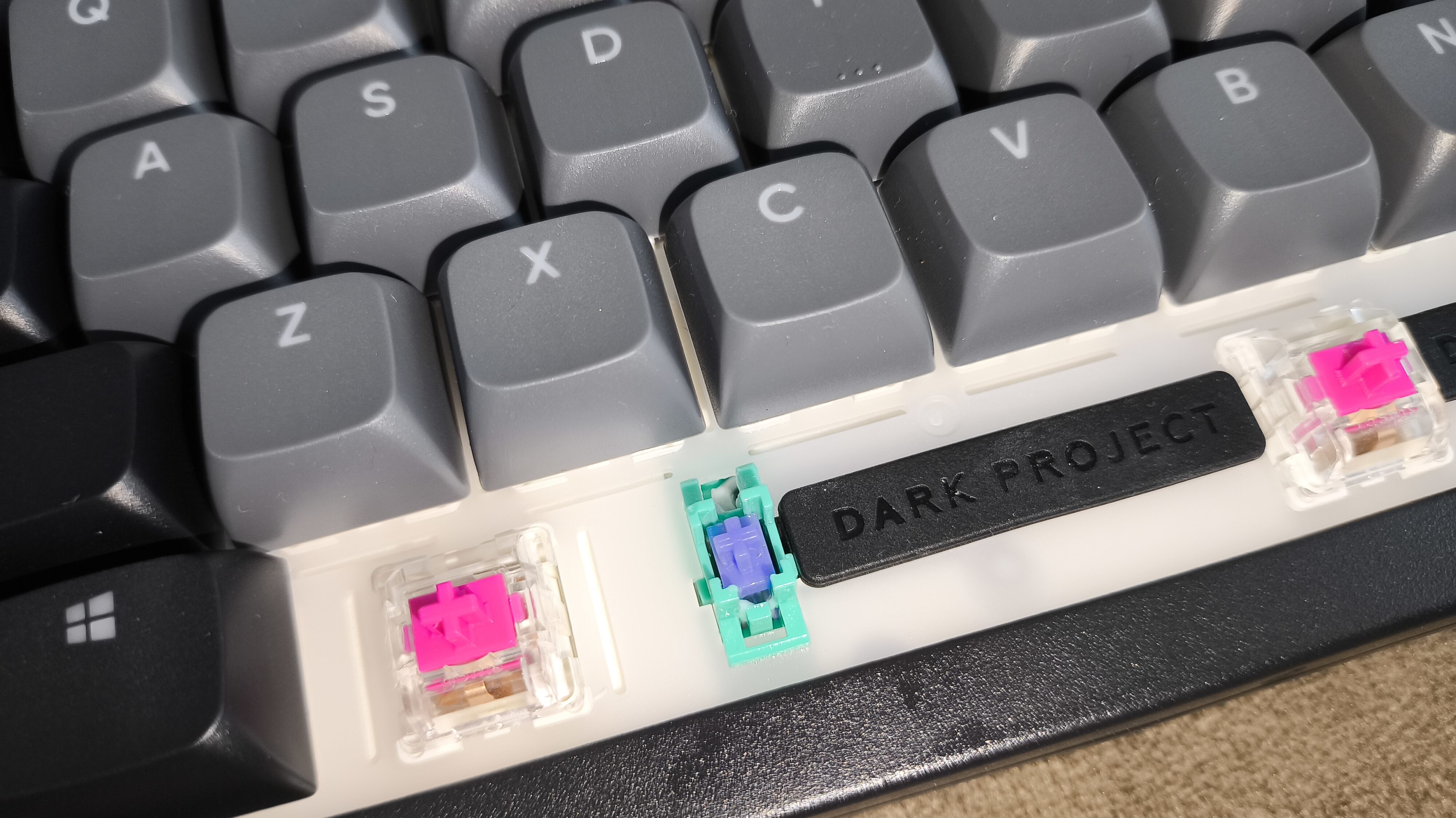 Dark Project ALU87A Midnight - test klawiatury