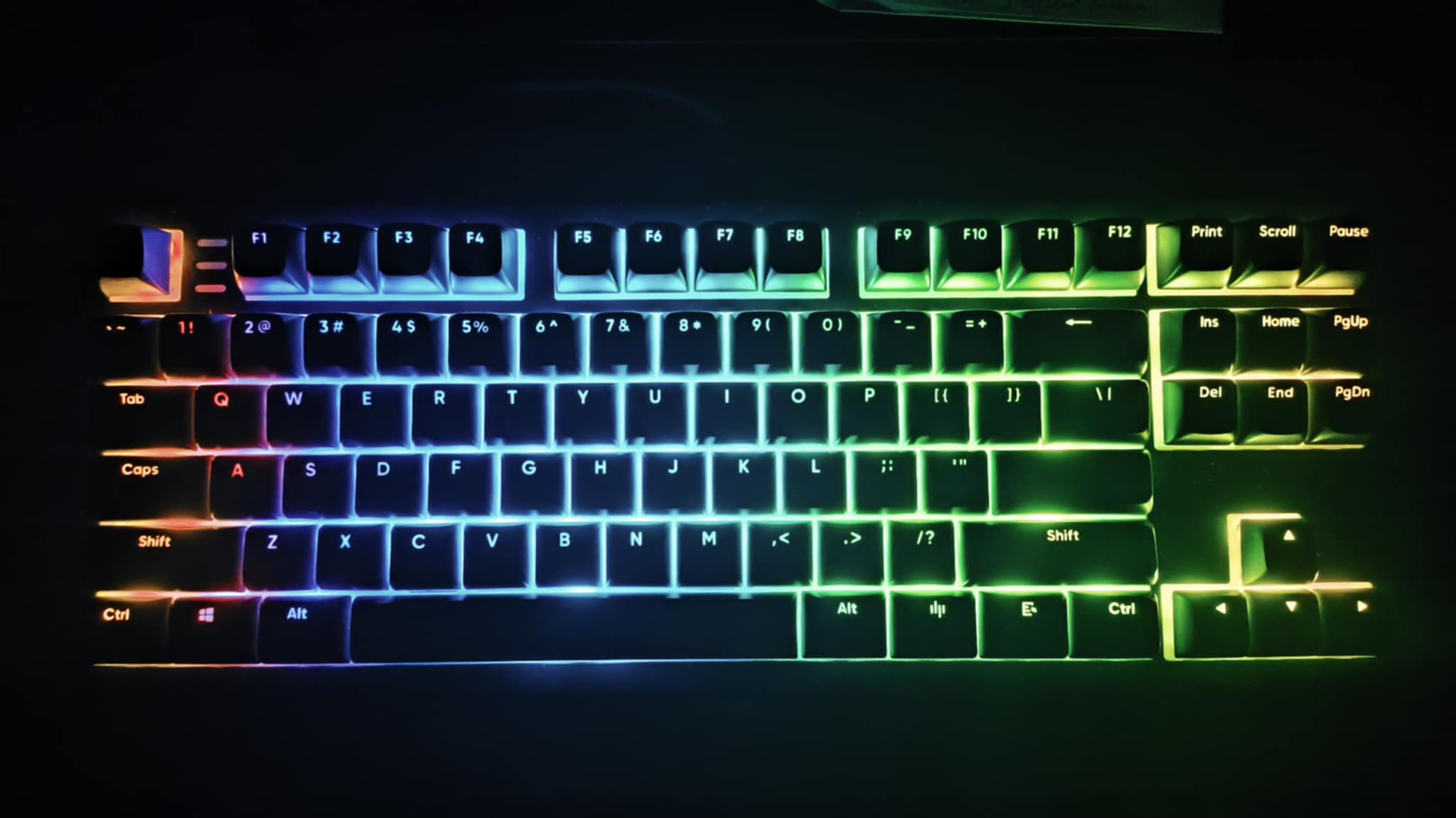 Dark Project ALU87A Midnight - test klawiatury