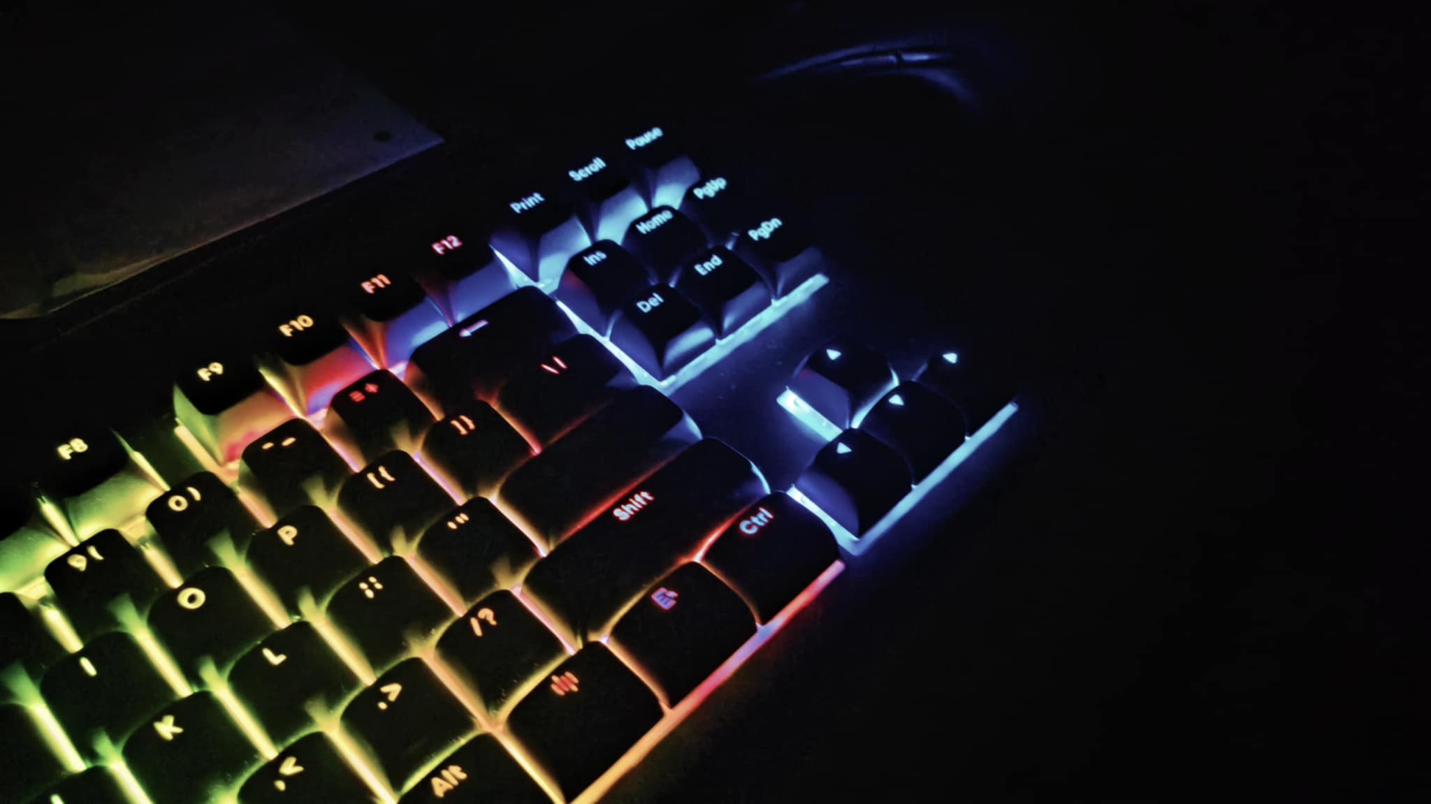 Dark Project ALU87A Midnight - test klawiatury