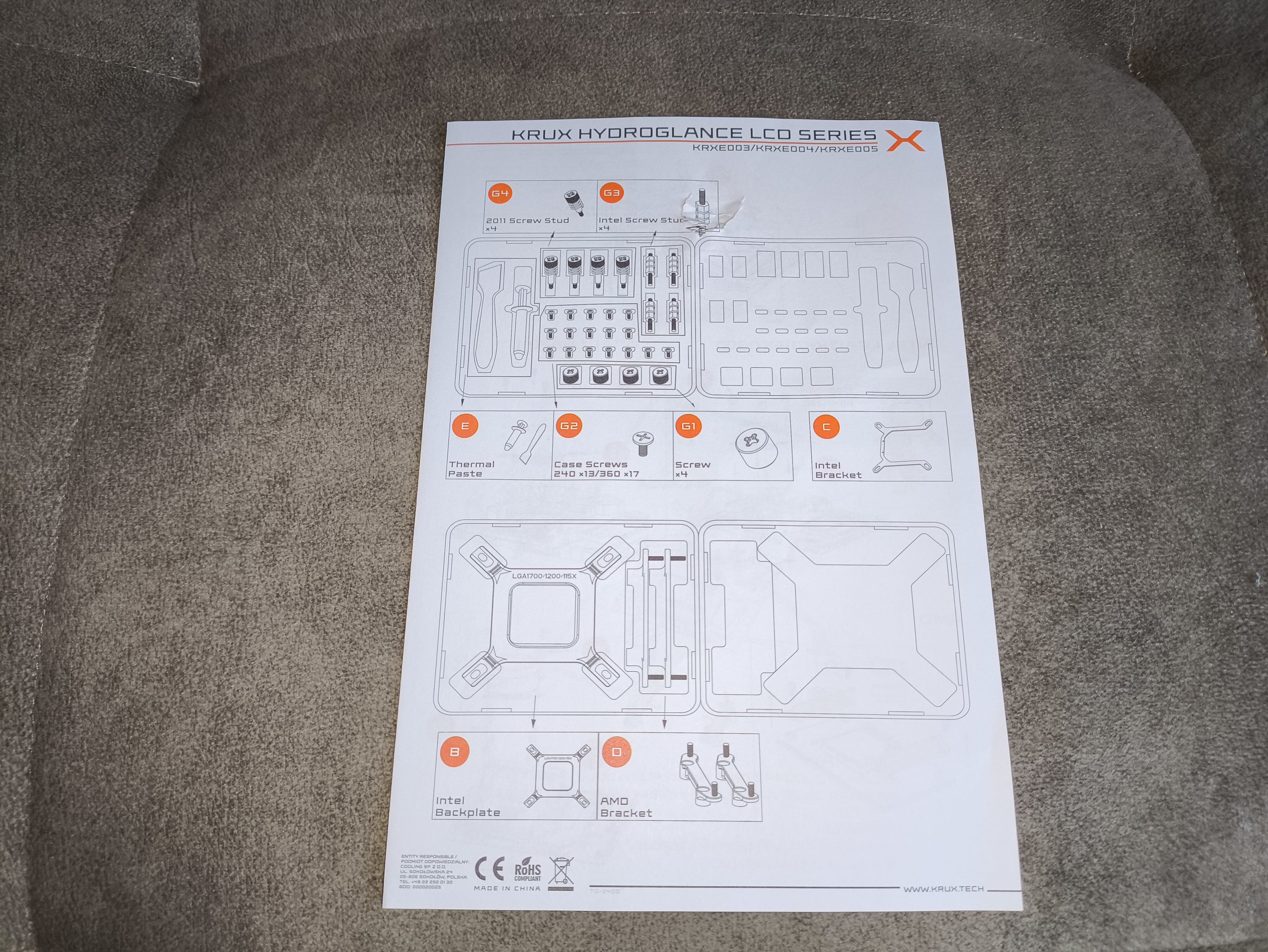 Krux HydroX 240 / Krux HydroGlance 360 White LCD - premierowy test chłodzeń AIO. Czy oba są warte uwagi?