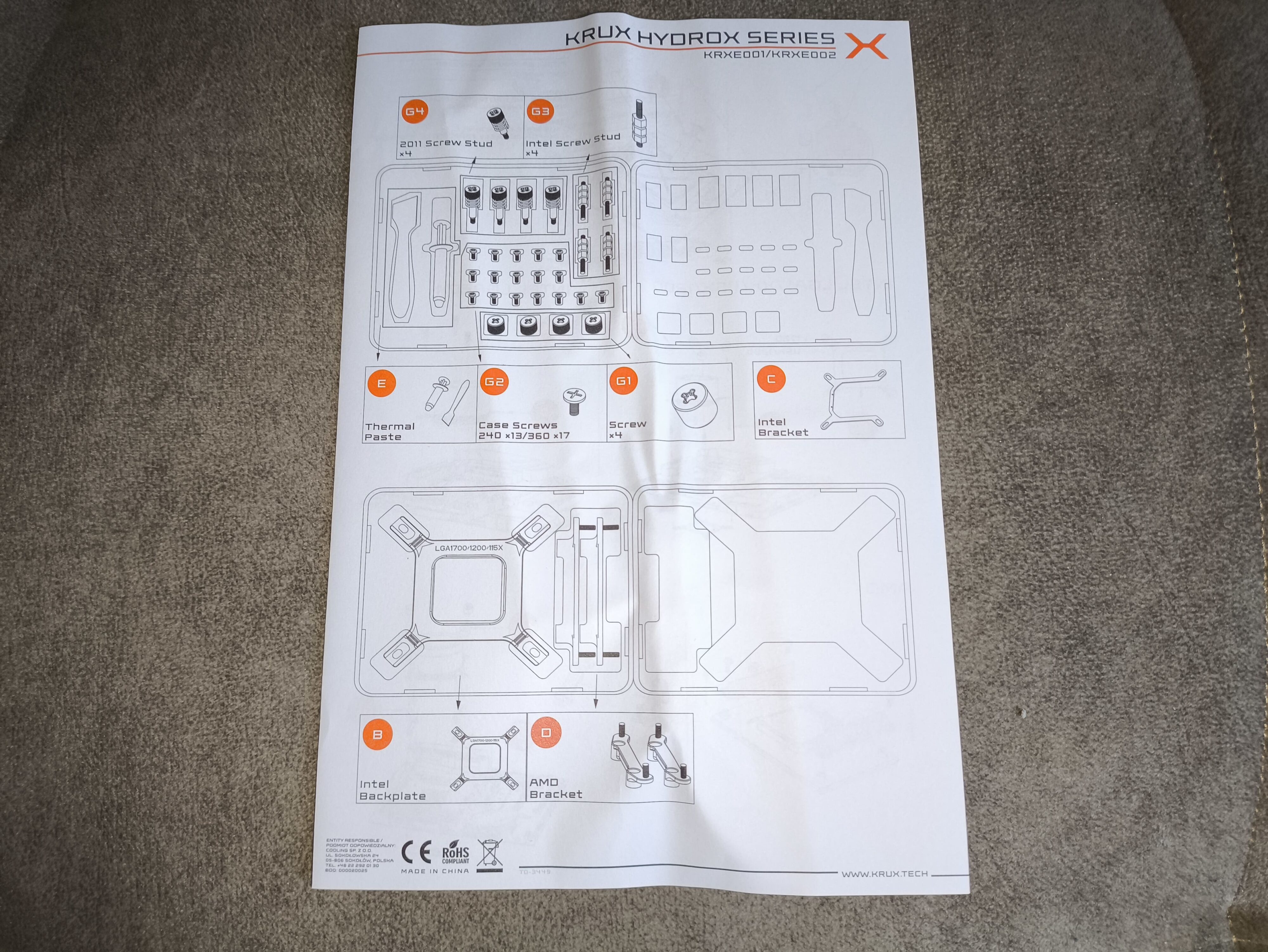 Krux HydroX 240 / Krux HydroGlance 360 White LCD - premierowy test chłodzeń AIO. Czy oba są warte uwagi?