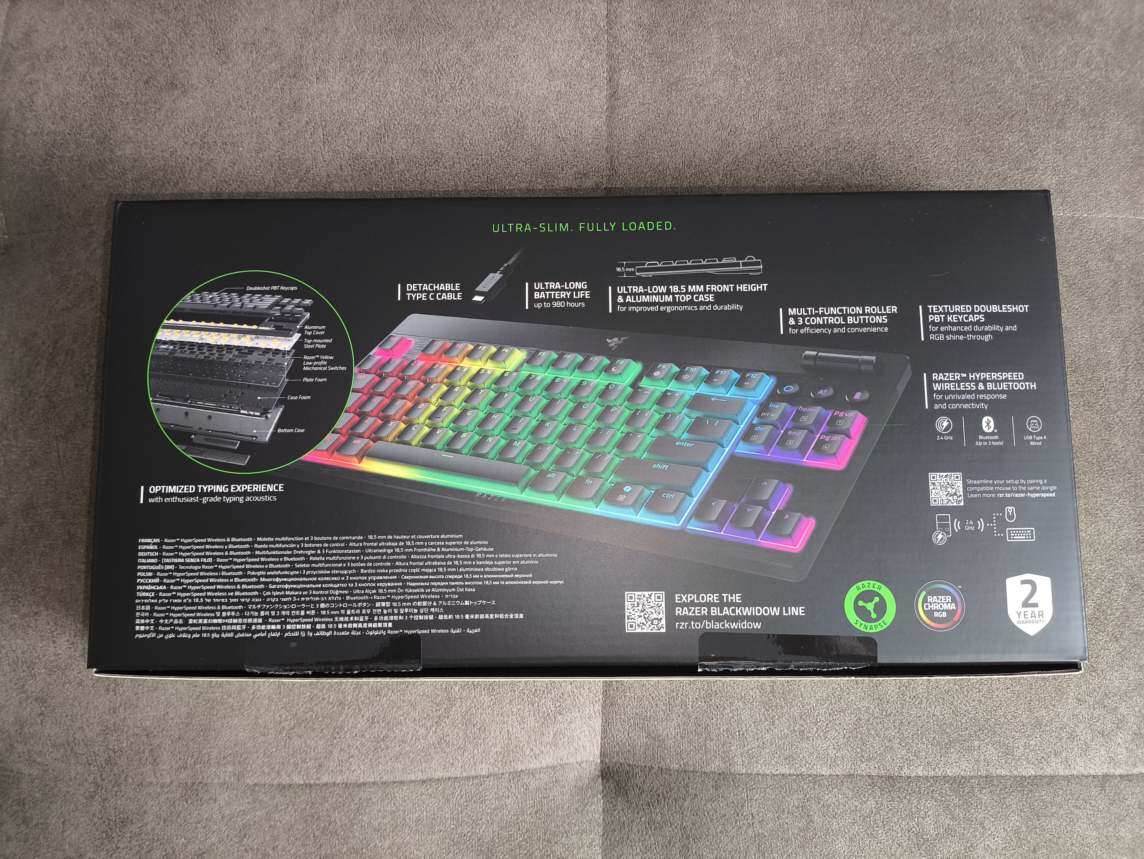 Razer BlackWidow V4 Low-Profile Tenkeyless Hyperspeed - premierowy test klawiatury niskoprofilowej
