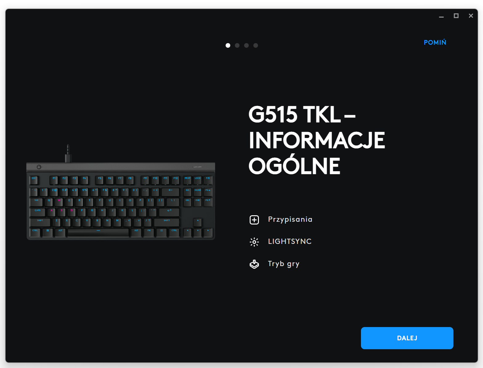 Logitech G515 TKL - test klawiatury. Tani w zakupie, ale okrojony w funkcje kuzyn modelu G515 Lightspeed TKL