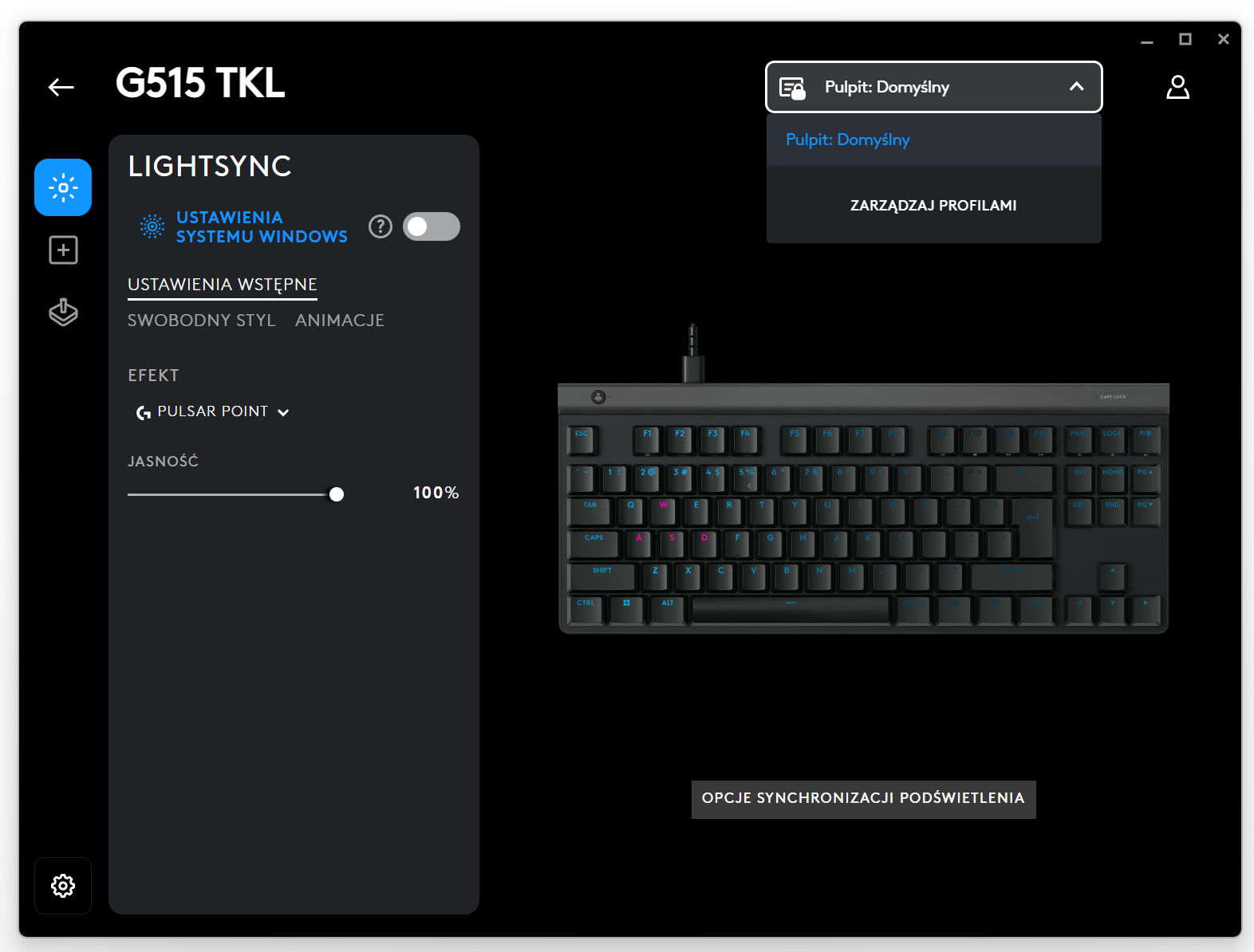 Logitech G515 TKL - test klawiatury. Tani w zakupie, ale okrojony w funkcje kuzyn modelu G515 Lightspeed TKL