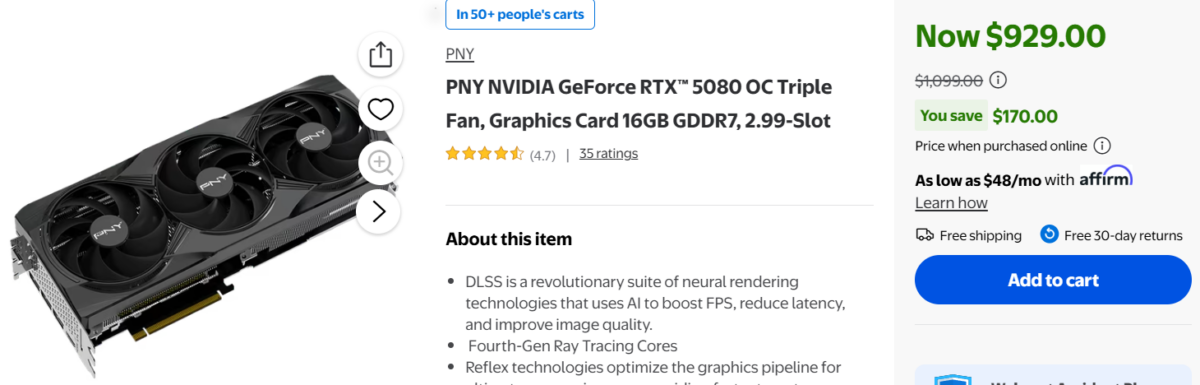 NVIDIA GeForce RTX 5090 w końcu dostępna w USA za 1999 USD, a RTX 5080 poniżej ceny MSRP
