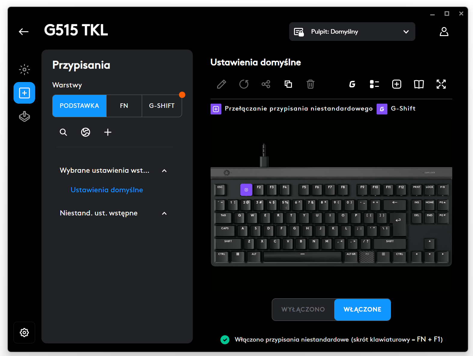 Logitech G515 TKL - test klawiatury. Tani w zakupie, ale okrojony w funkcje kuzyn modelu G515 Lightspeed TKL