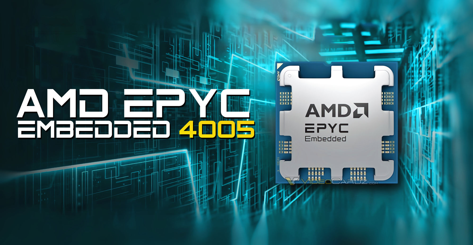 AMD prezentuje procesory EPYC 4005 Embedded – Zen 5 na gniazdo AM5 dla rozwiązań edge i stacji roboczych