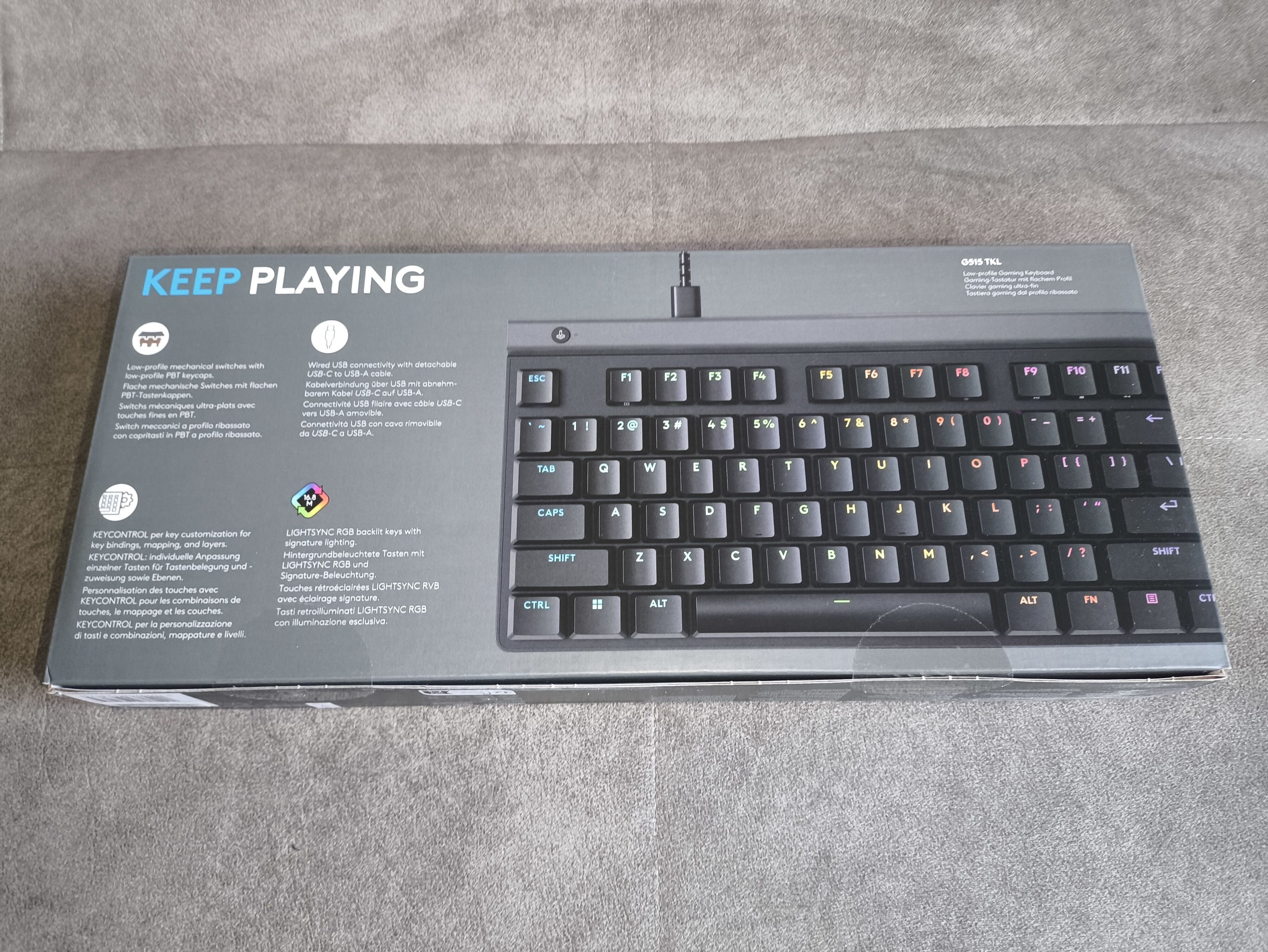 Logitech G515 TKL - test klawiatury. Tani w zakupie, ale okrojony w funkcje kuzyn modelu G515 Lightspeed TKL