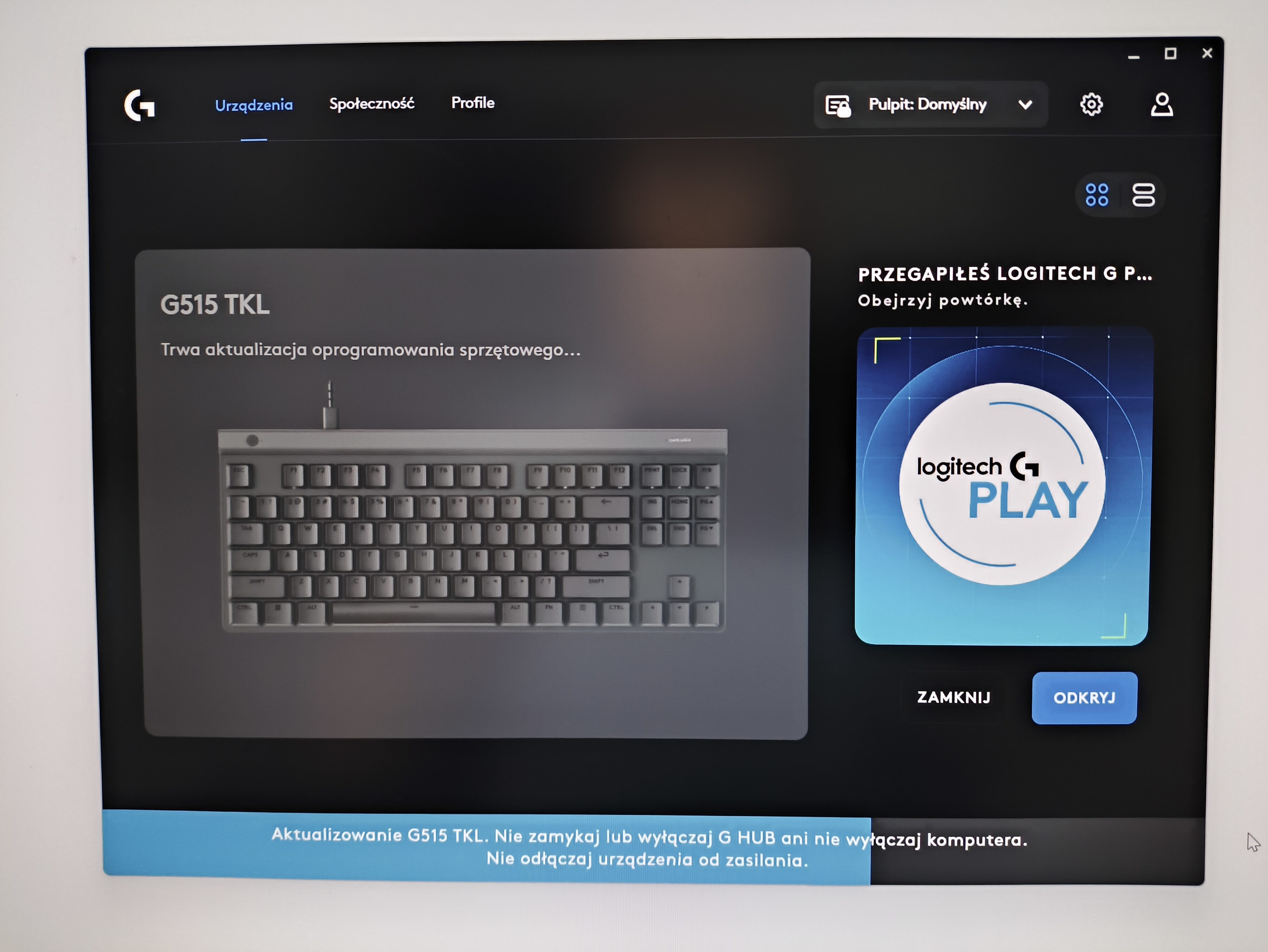 Logitech G515 TKL - test klawiatury. Tani w zakupie, ale okrojony w funkcje kuzyn modelu G515 Lightspeed TKL