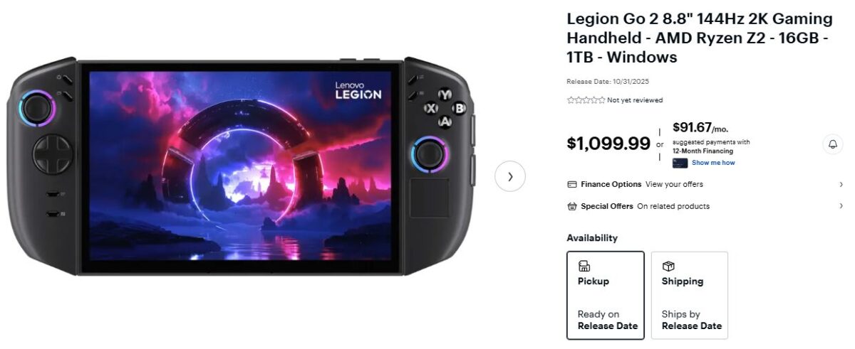 Lenovo broni ceny Legion Go 2: to produkt dla entuzjastów