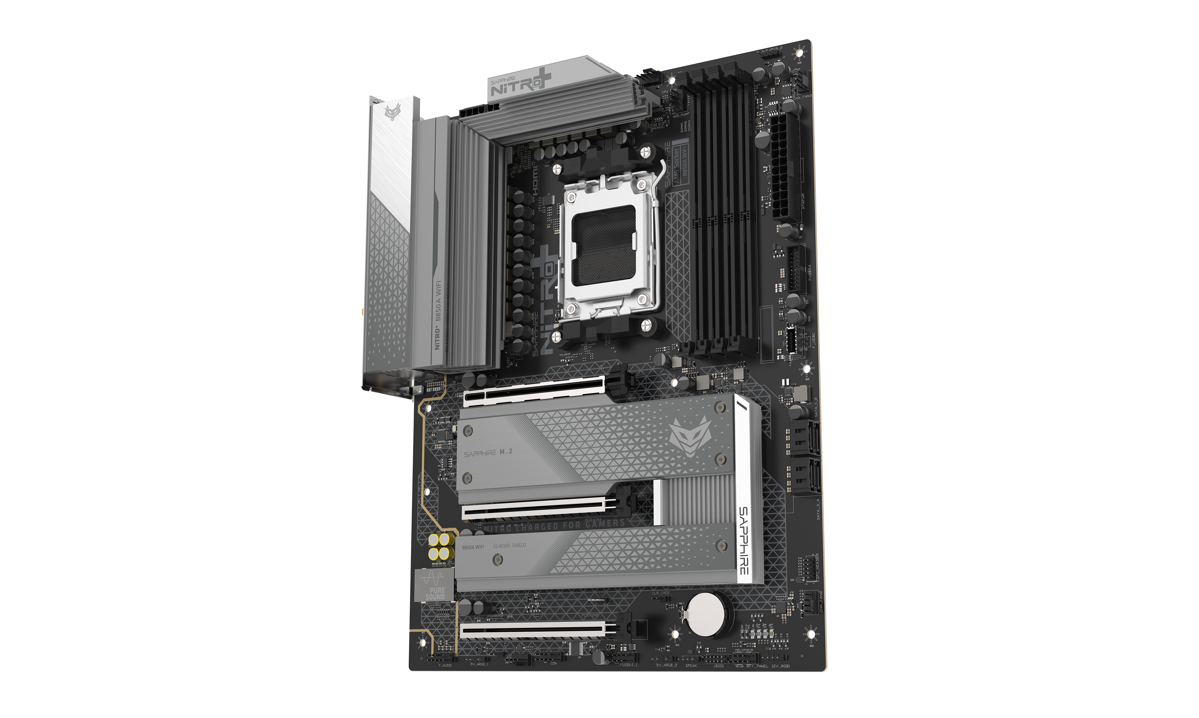 SAPPHIRE wraca na rynek płyt głównych – debiutuje ponownie modelem NITRO+ B850A WIFI 7 za 189 USD