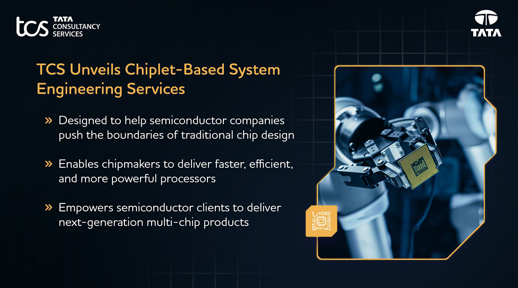 TCS uruchamia Chiplet-based System Engineering Services, by przyspieszyć innowacje w półprzewodnikach