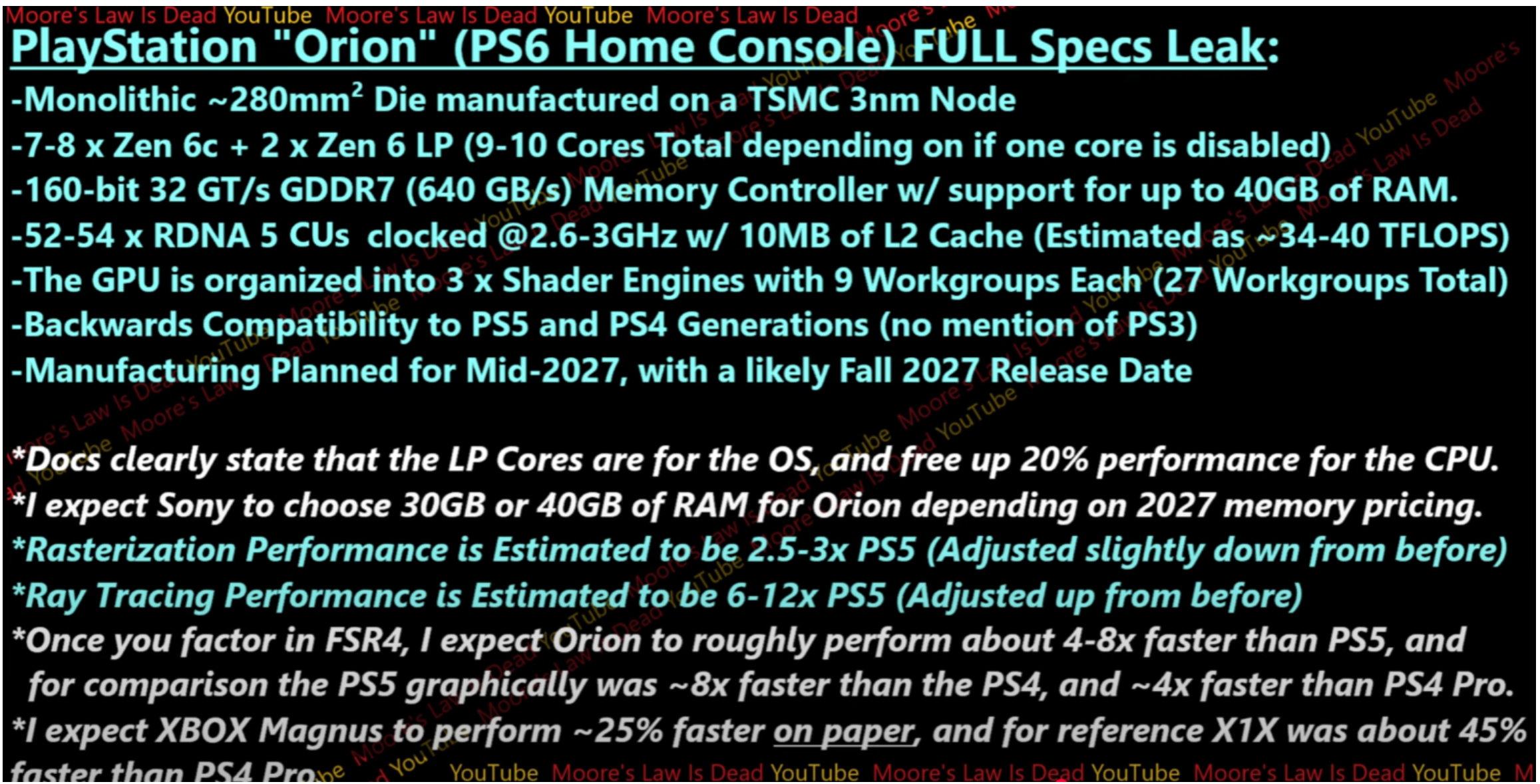 PlayStation 6 – przecieki o specyfikacji: poziom RTX 5090 w ray tracingu i nawet 12x większa wydajność niż PS5