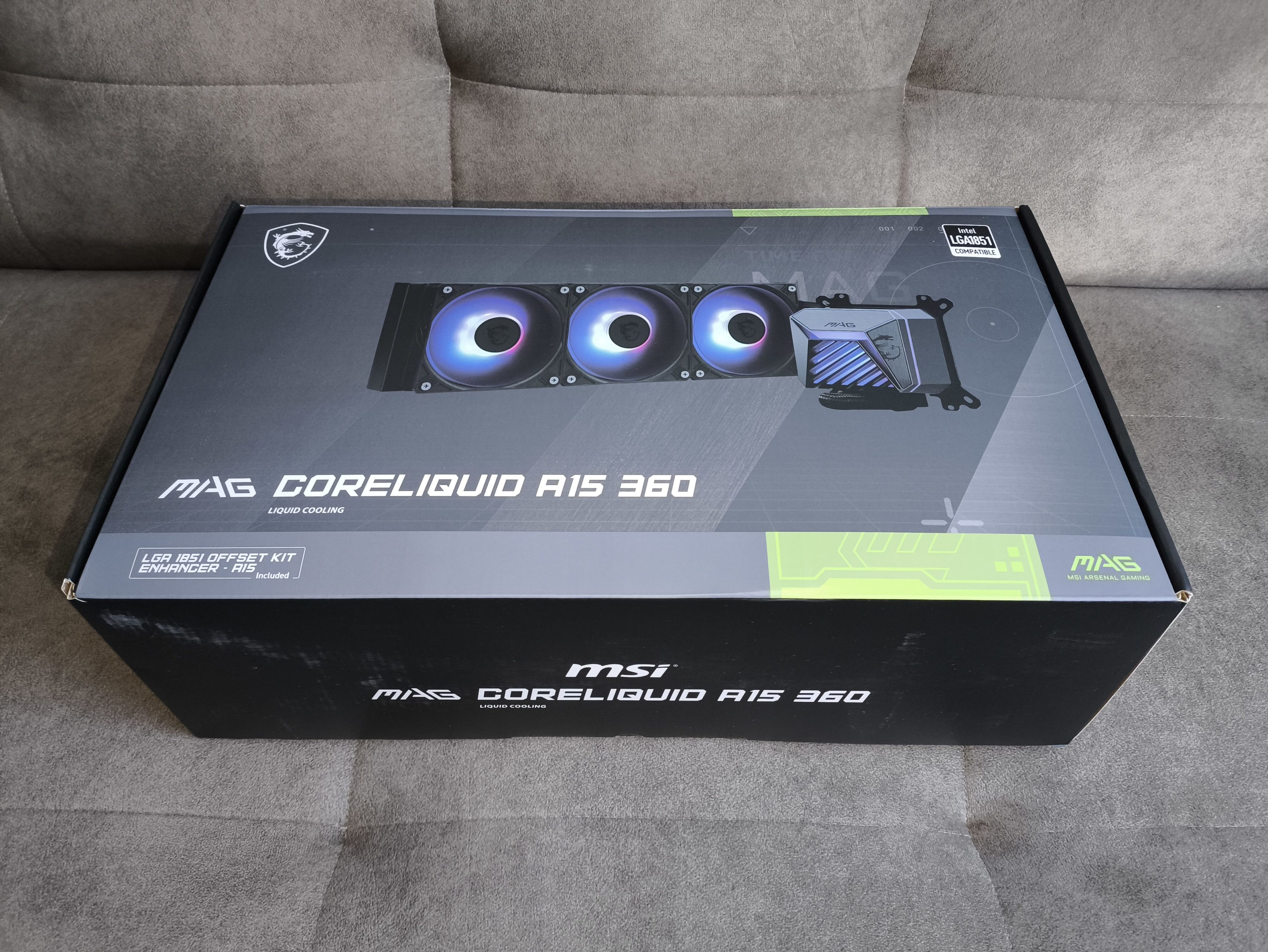 MSI MAG CoreLiquid A15 360 - test chłodzenia AIO