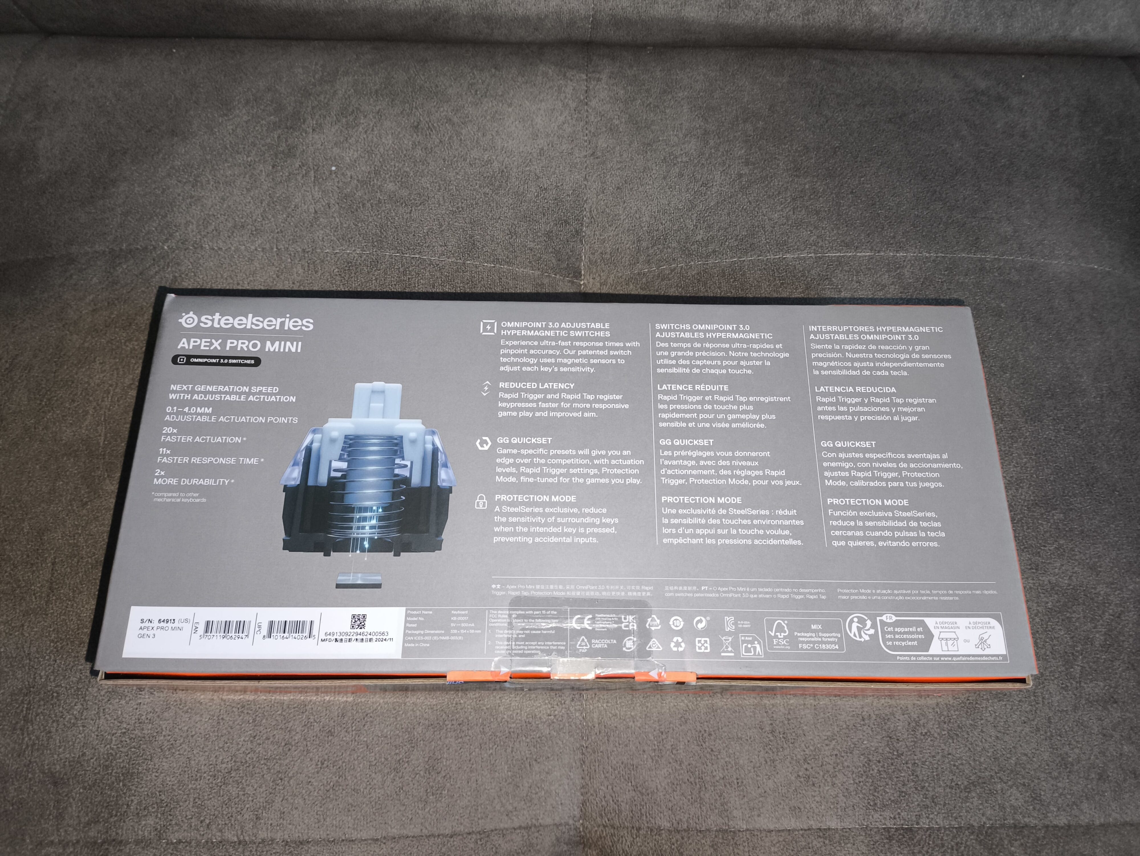 SteelSeries Apex Pro Mini Gen 3 - test klawiatury. Kontrola nad mikrometrami