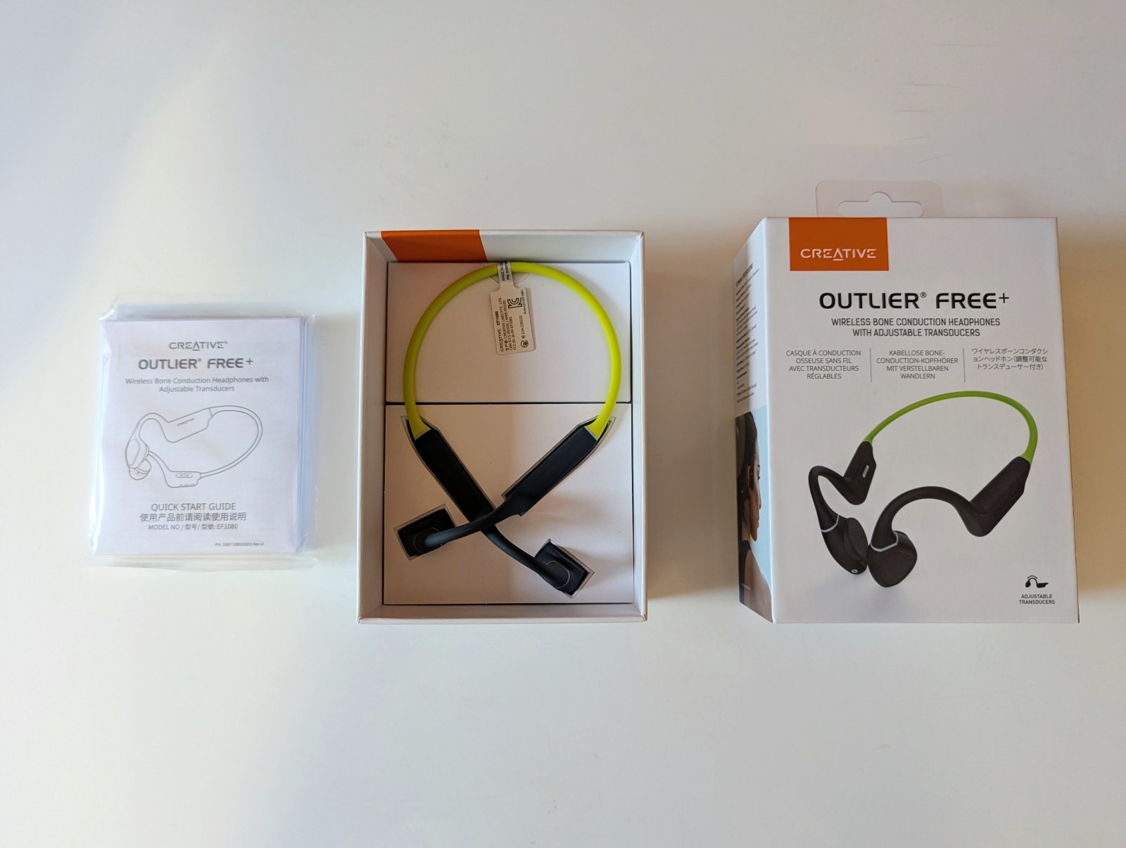 Słuchawki kostne idealne do biegania i na siłownię - Recenzja Creative Outlier Free+