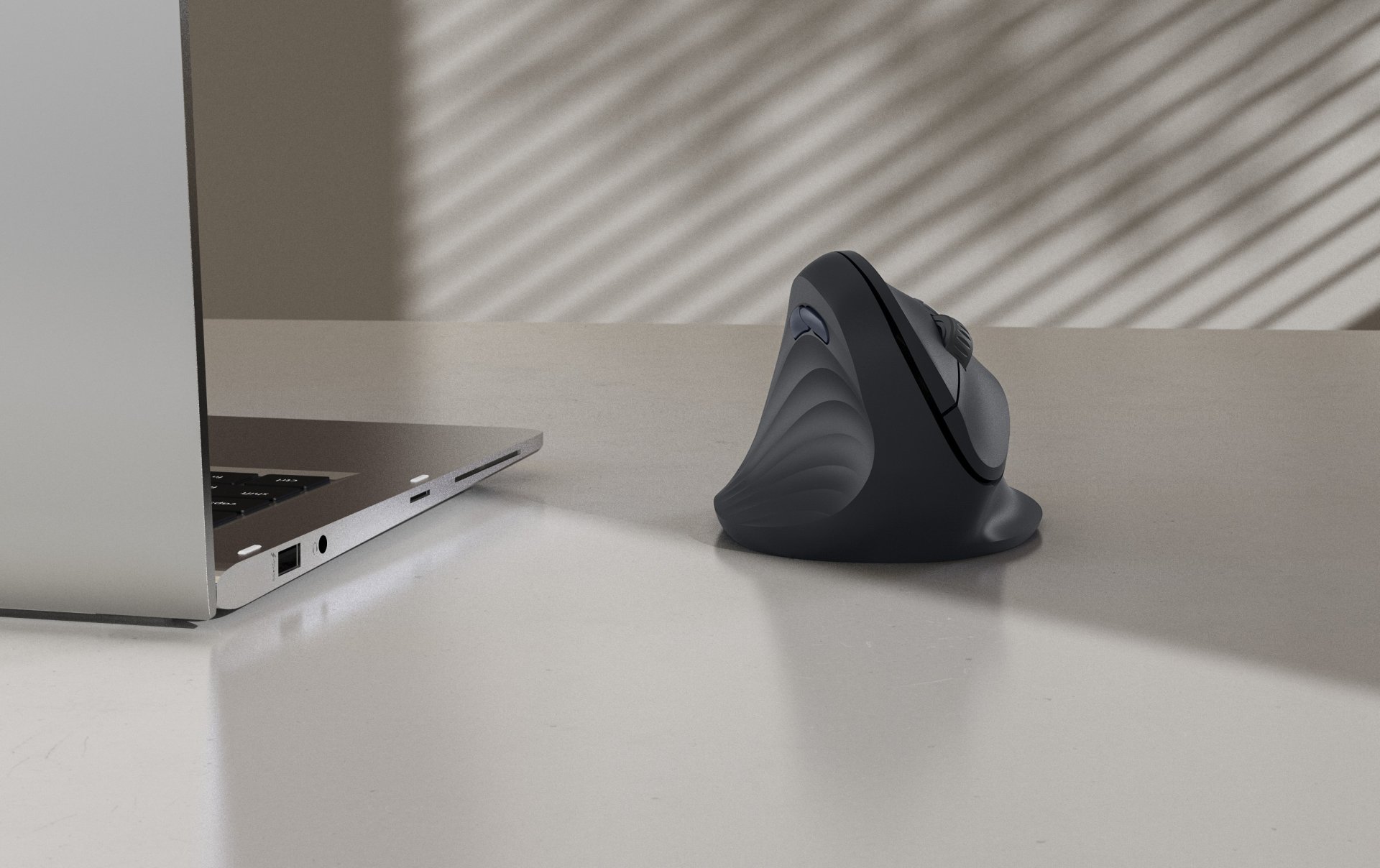 Hama EWM-500 L – nowa pionowa myszka dla leworęcznych z przyciskiem Assist AI