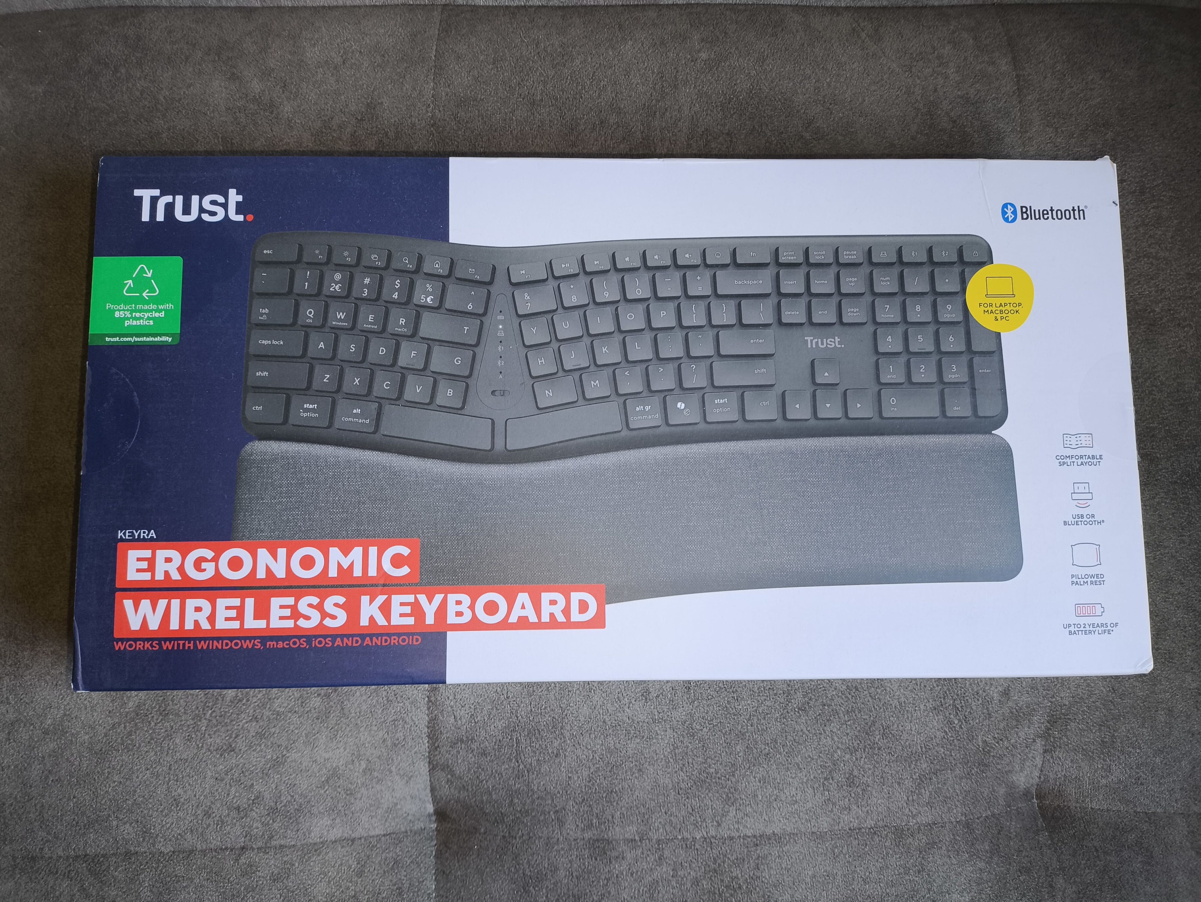 Trust Keyra - test bardzo ergonomicznej klawiatury. Przynajmniej według słów Trusta