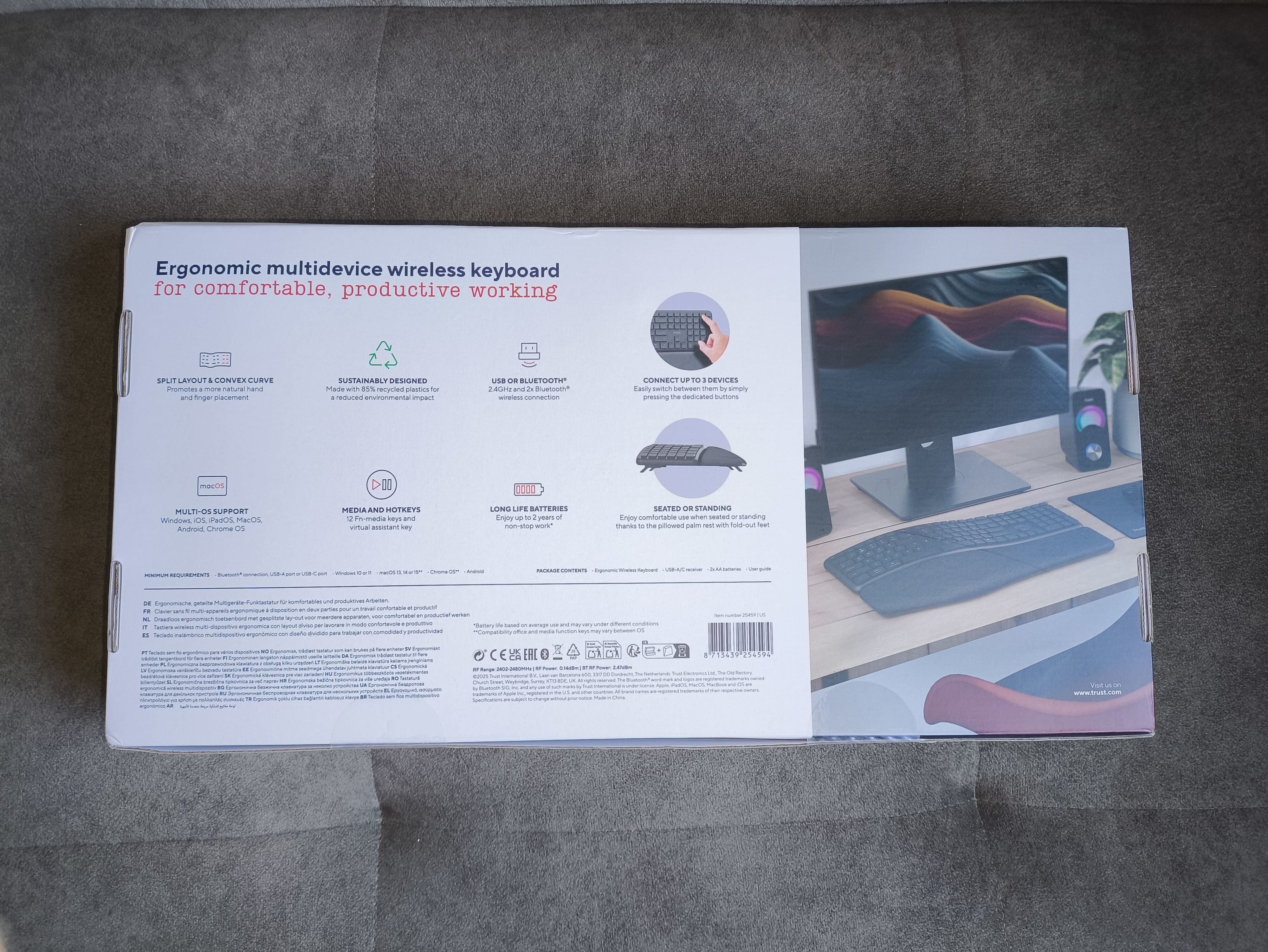 Trust Keyra - test bardzo ergonomicznej klawiatury. Przynajmniej według słów Trusta