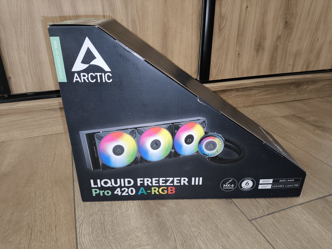 Arctic Liquid Freezer III Pro 420 black ARGB – test chłodzenia AIO. Jest niezwykle wydajnie, jest głośno, i do tego nie każda obudowa je zmieści