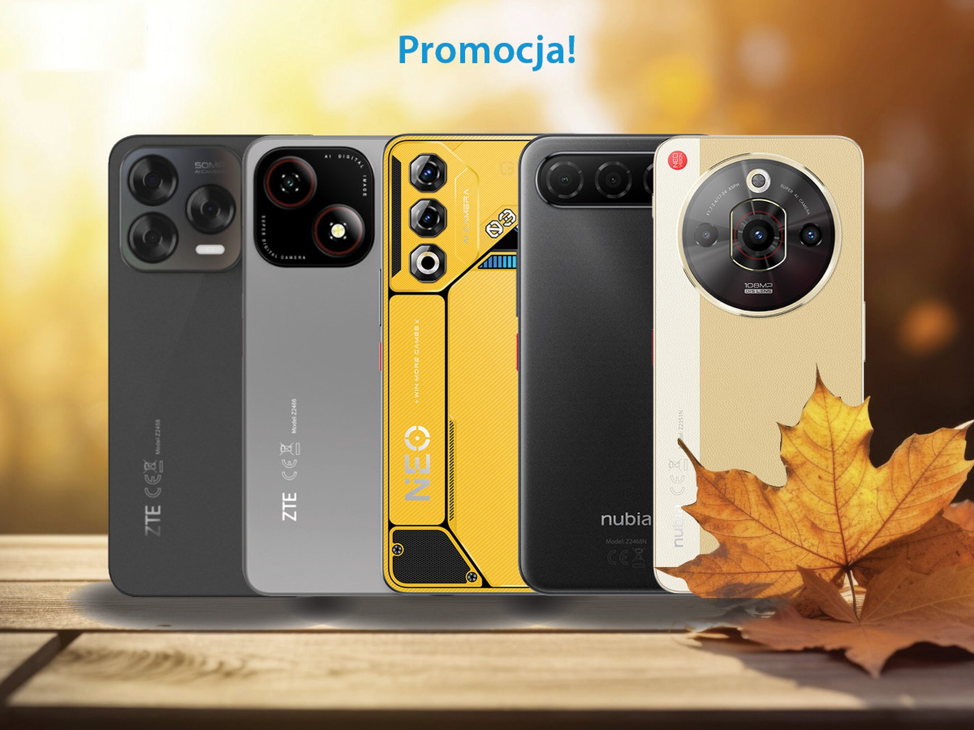 Jesienna promocja na smartfony nubia i ZTE