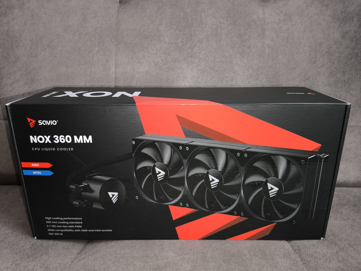 Savio NOX 360 mm - test chłodzenia AIO. Wydajniejsze niż sądziłem, a do tego dostępne w naprawdę dobrej cenie zakupu