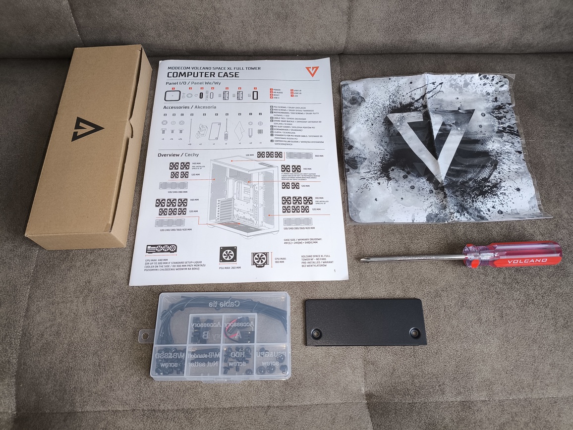 Modecom Volcano Space XL ARGB Full Tower 5F - premierowy test obudowy. Dla tych co lubią skrzynki typu Full-Tower