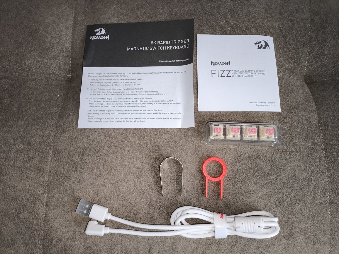 Redragon FIZZ Magnetic K617GG RGB - test klawiatury