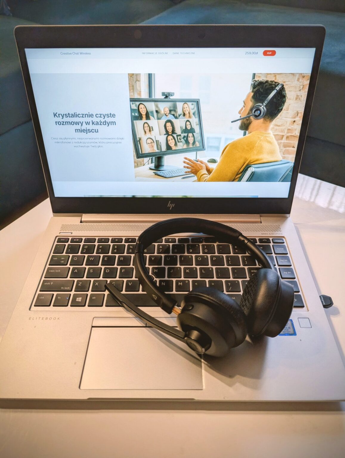 Zestaw słuchawkowy idealny do pracy - Recenzja Creative Chat Wireless