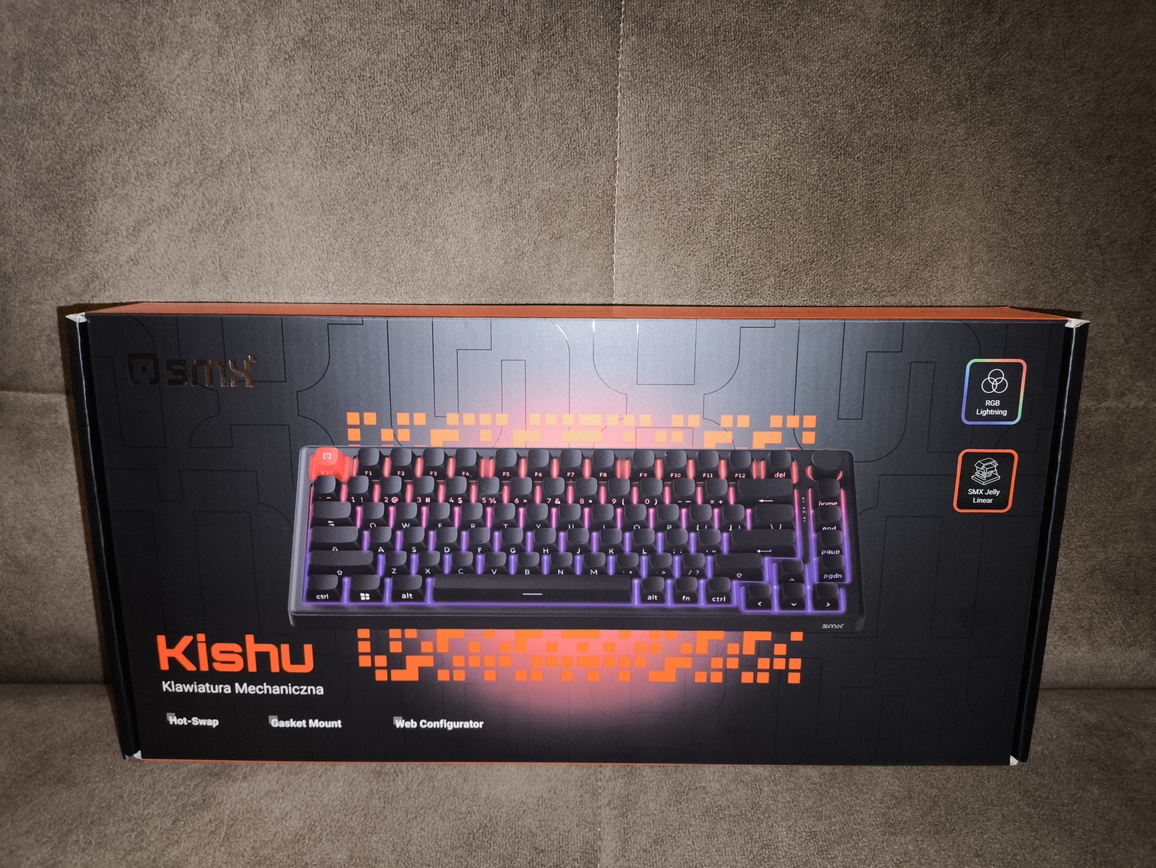 SMX Kishu Jelly Switch Void black - test klawiatury. Tanio i przyzwoicie. A do tego jak to fajnie klika