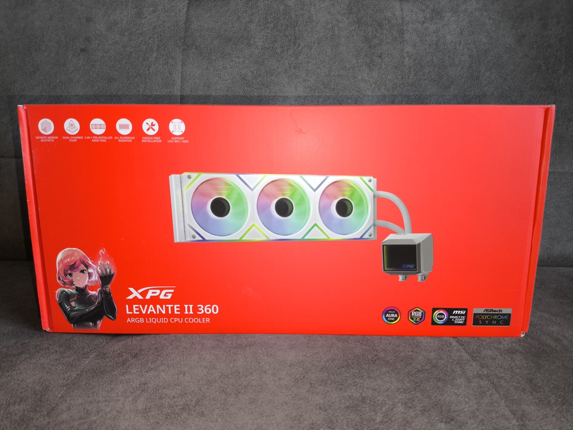 XPG Levante II 360 White - test chłodzenia AIO. test chłodzenia AIO. Wydajne, ładne i całkiem rozsądnie wycenione