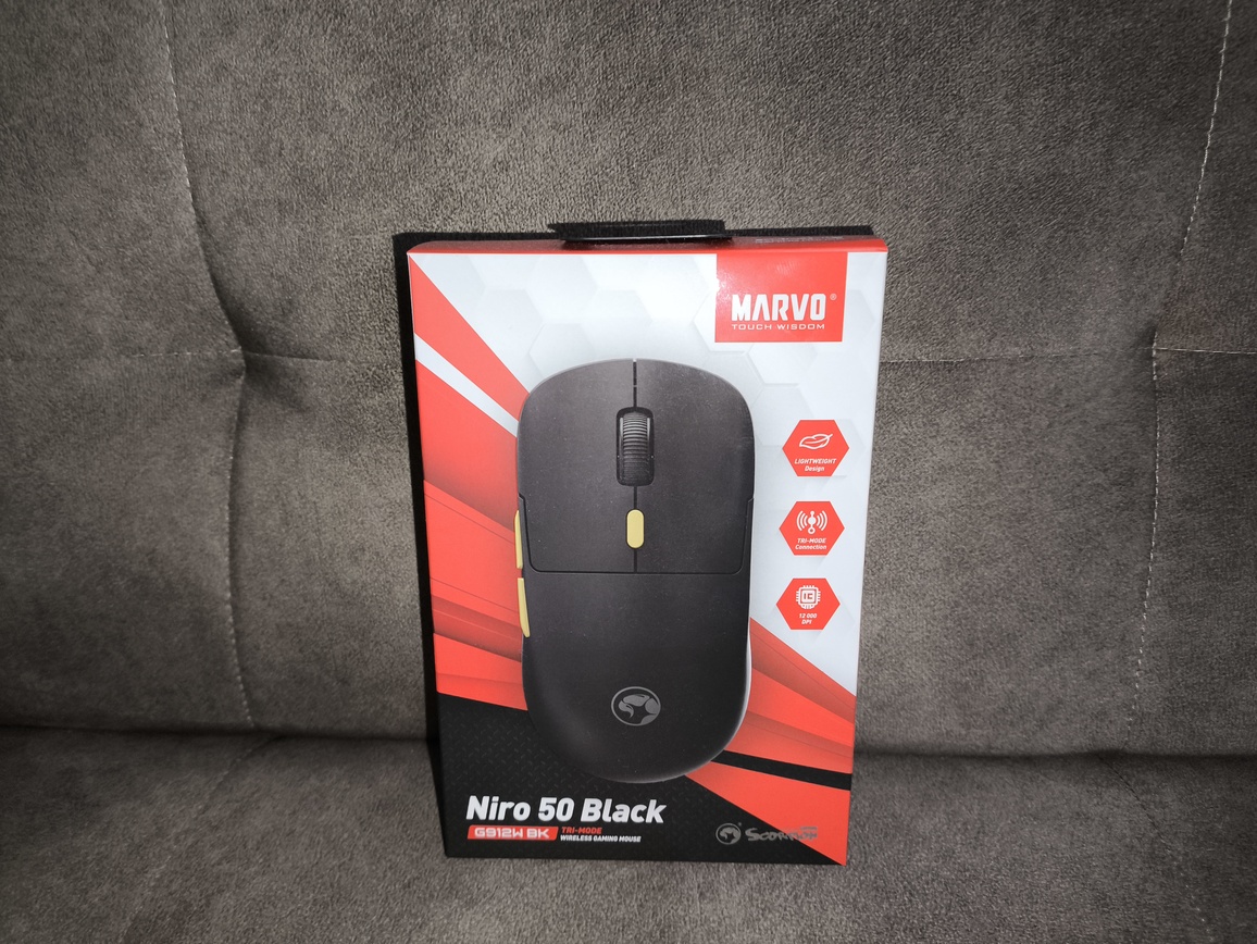 Marvo Niro 50 Wireless black - test myszki