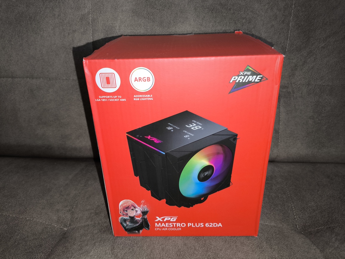 XPG Maestro Plus 62DA - test chłodzenia