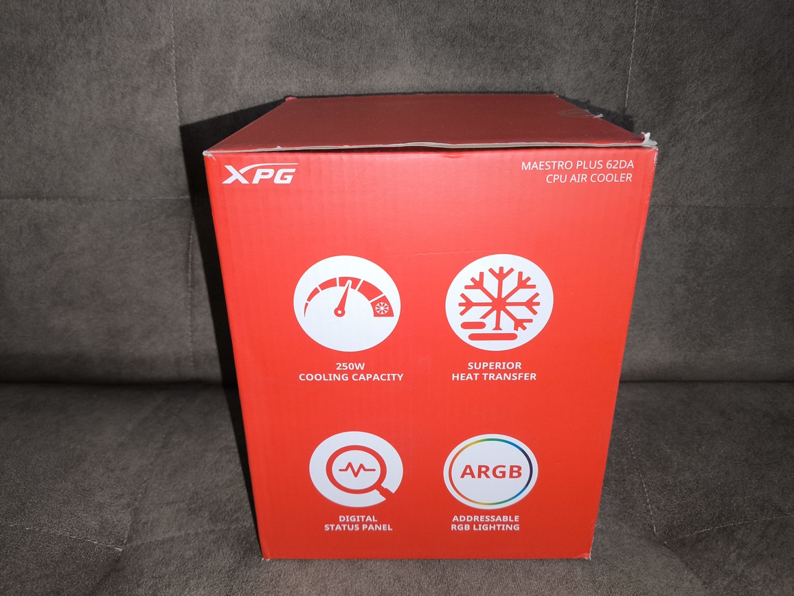 XPG Maestro Plus 62DA - test chłodzenia