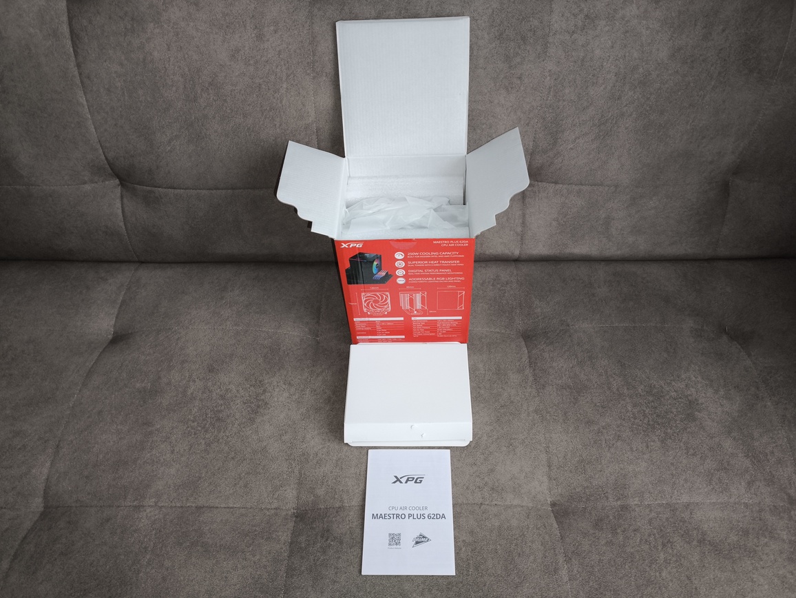 XPG Maestro Plus 62DA - test chłodzenia