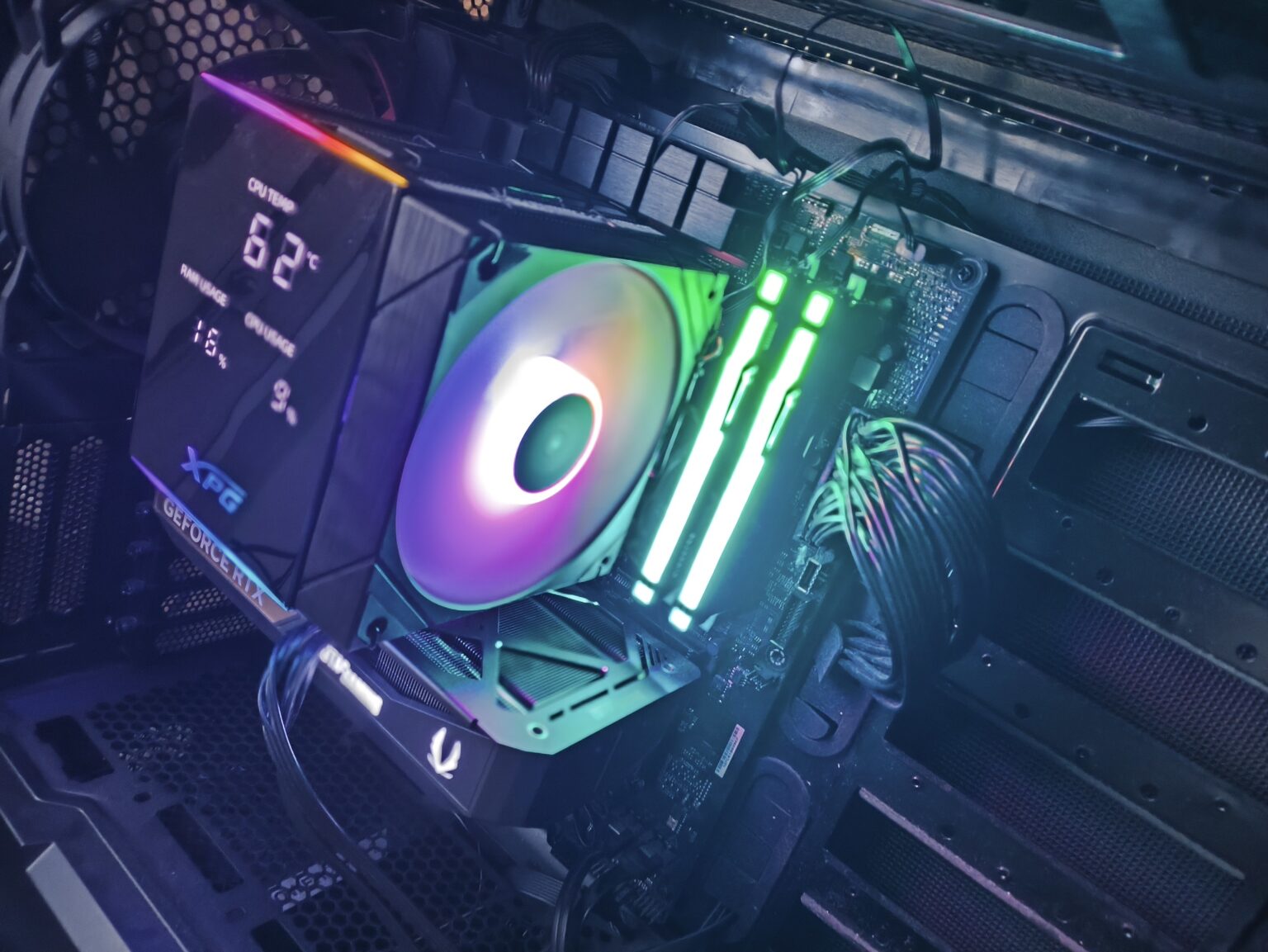 XPG Maestro Plus 62DA - test chłodzenia