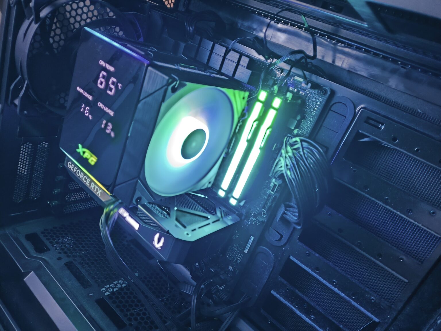 XPG Maestro Plus 62DA - test chłodzenia