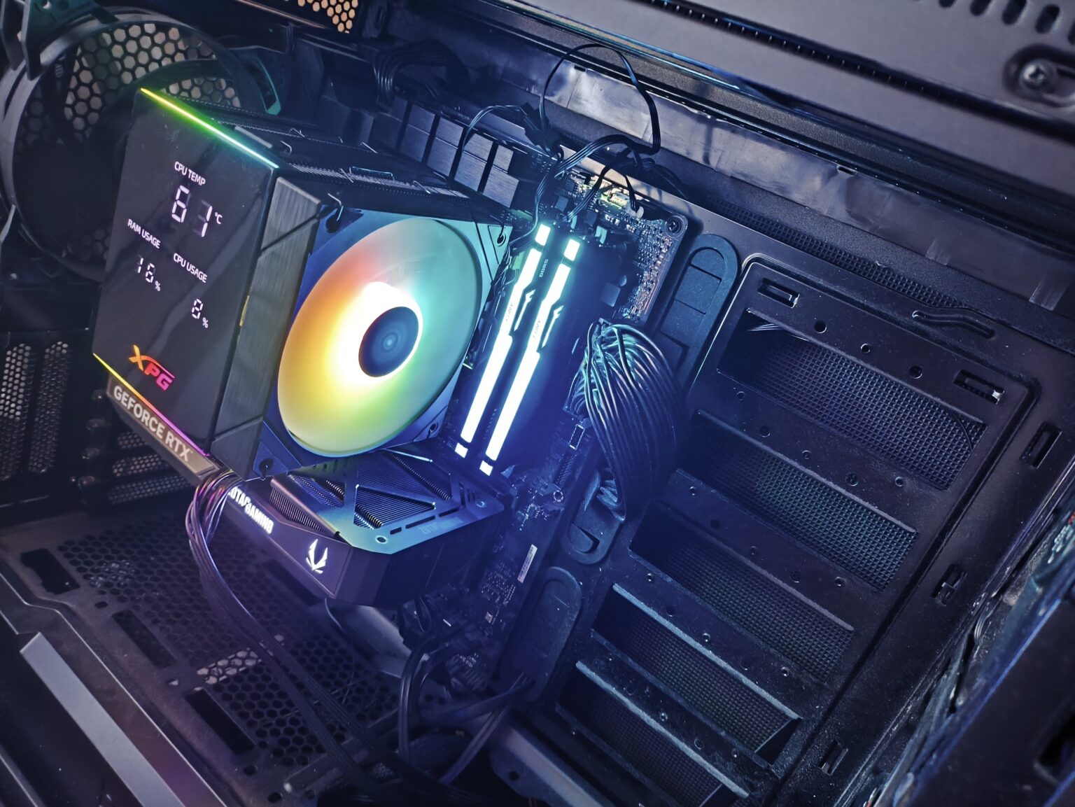 XPG Maestro Plus 62DA - test chłodzenia