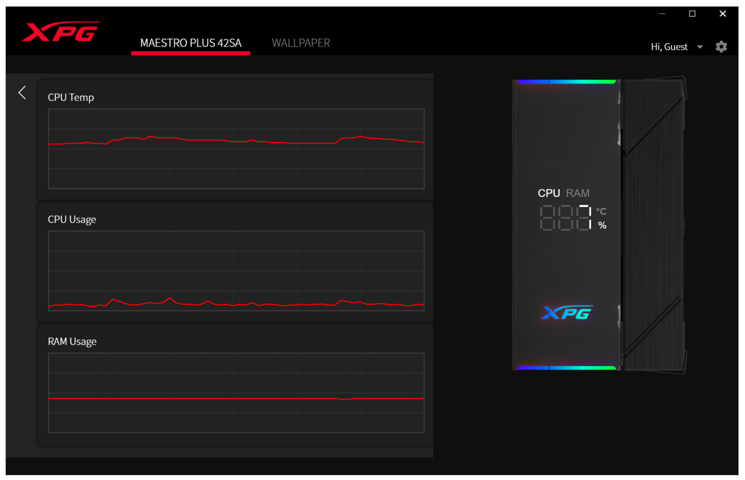 XPG Maestro Plus 42SA – test chłodzenia. Budżetowo i mało wydajnie. Ale za to z wyświetlaczem i ARGB na wyposażeniu