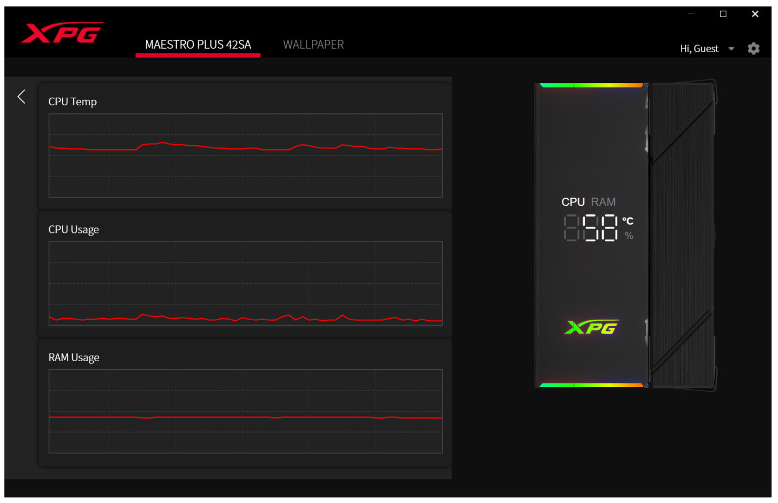 XPG Maestro Plus 42SA – test chłodzenia. Budżetowo i mało wydajnie. Ale za to z wyświetlaczem i ARGB na wyposażeniu