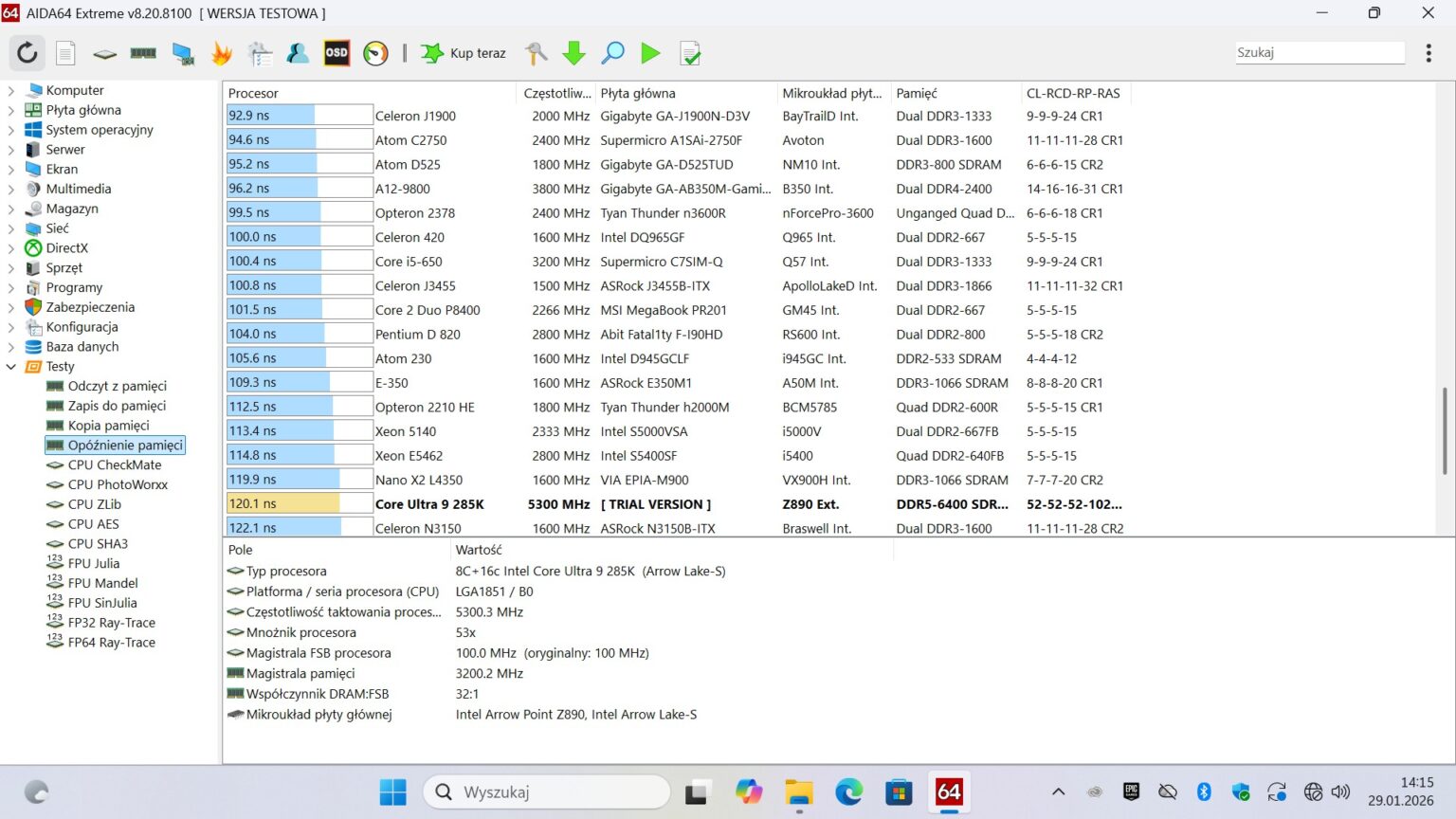 DDR5 Patriot Signature Premium 32 GB 6400 MT/s CL52 - test pamięci RAM typu CUDIMM. Moduły nie na każdą platformę