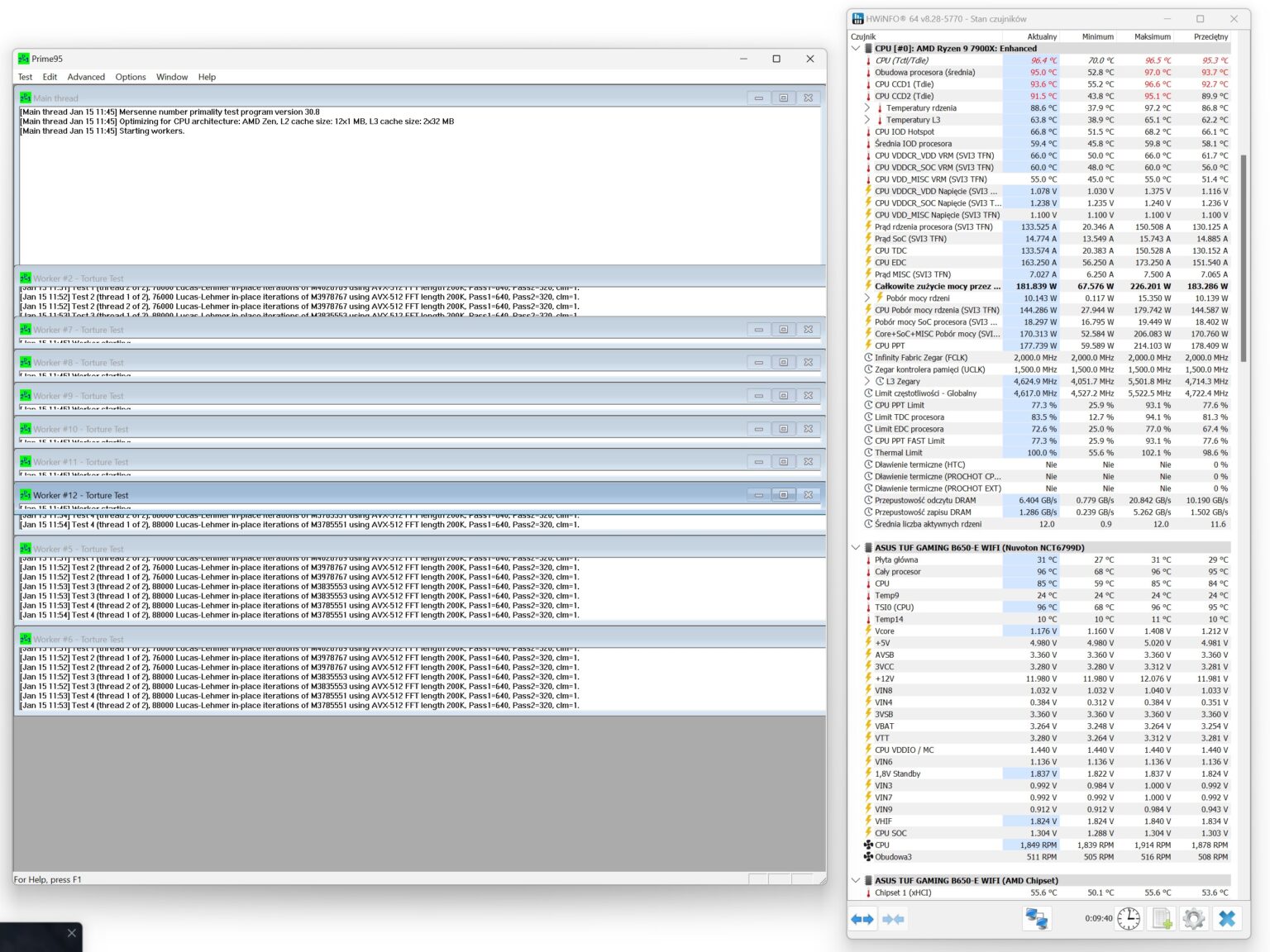 XPG Maestro Plus 42SA – test chłodzenia. Budżetowo i mało wydajnie. Ale za to z wyświetlaczem i ARGB na wyposażeniu