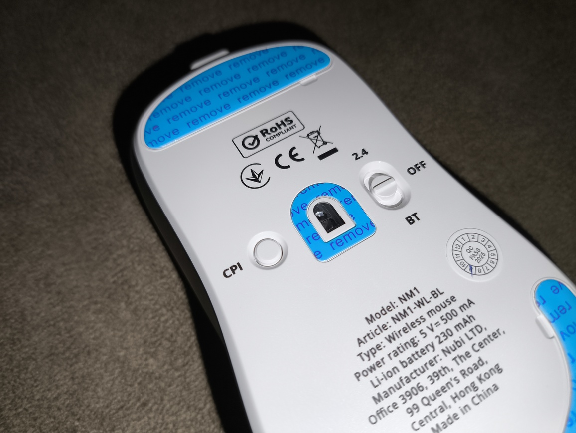 Nubi NM1 black - test myszki