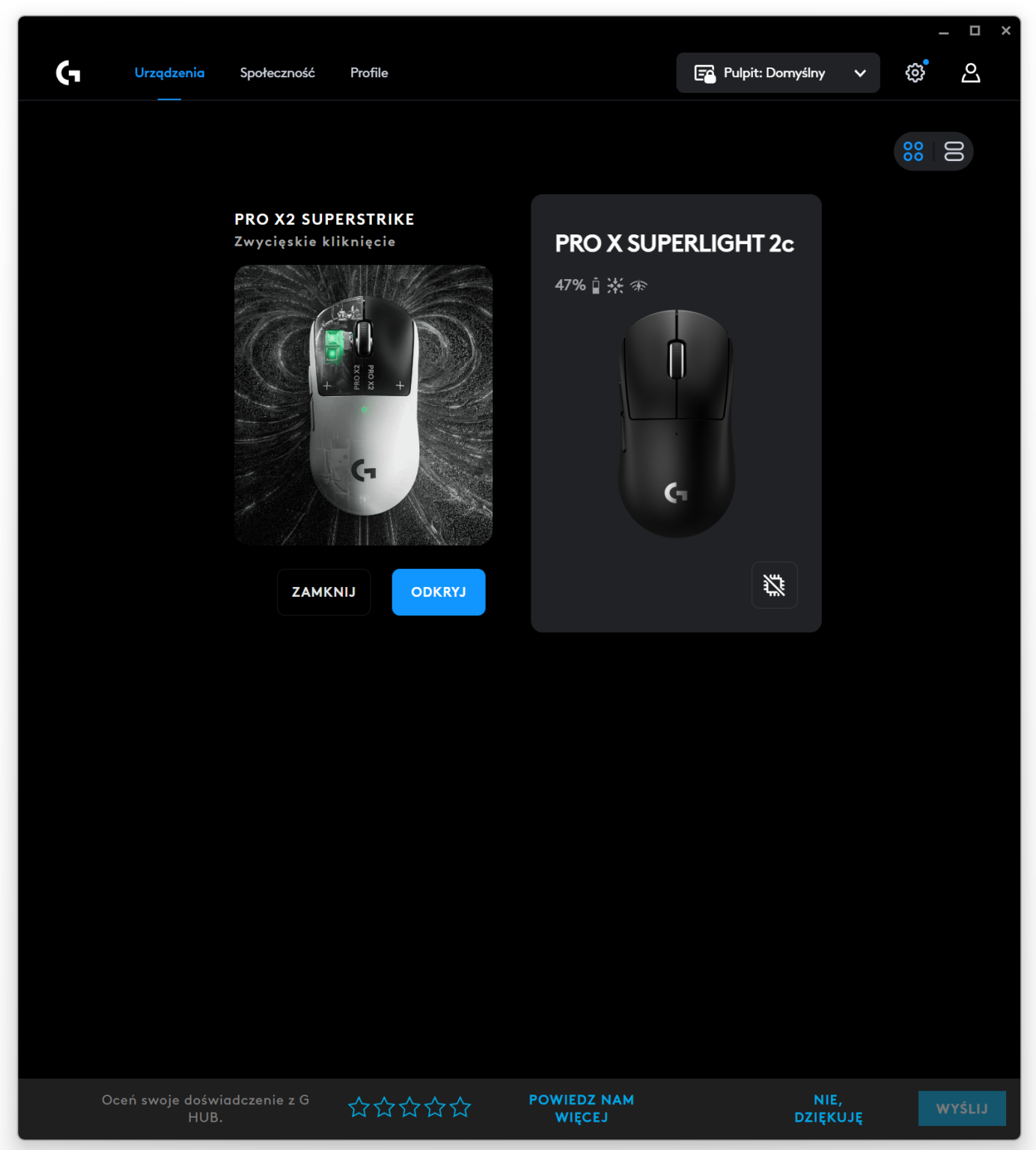 Logitech Pro X Superlight 2C - test. To bardzo fajna myszka. I do tego bardzo lekka myszka