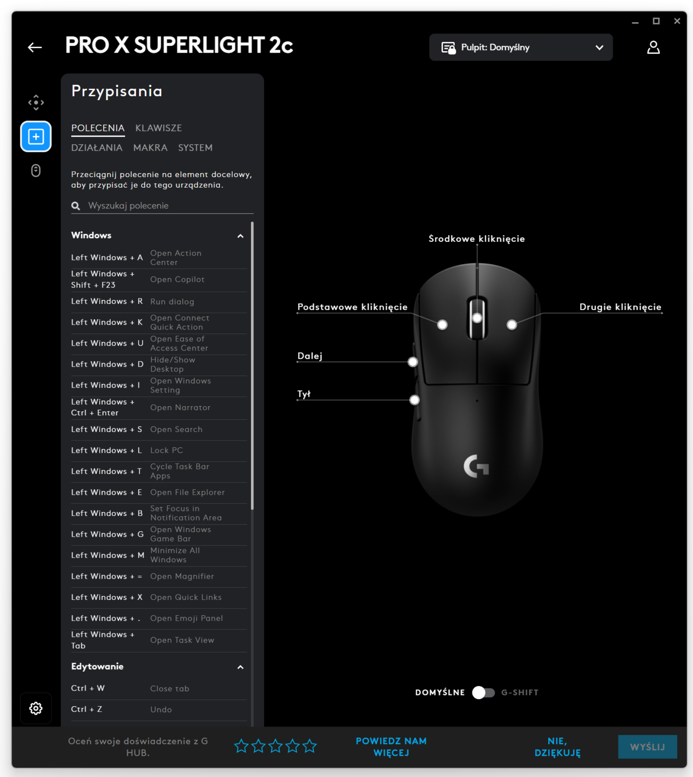 Logitech Pro X Superlight 2C - test. To bardzo fajna myszka. I do tego bardzo lekka myszka